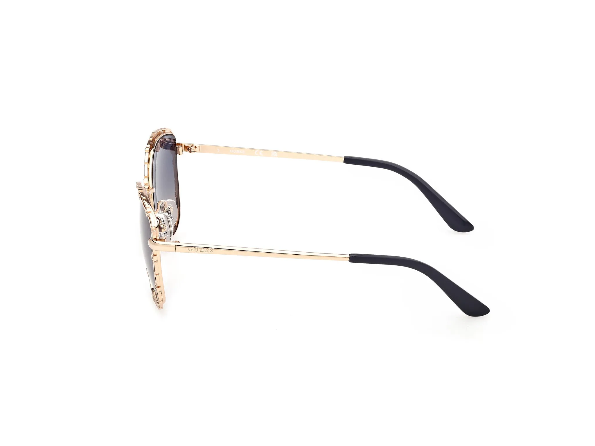 Guess GU00297 32W Occhiali da sole Metallo Oro Blu Rotonda Normale - immagine 3