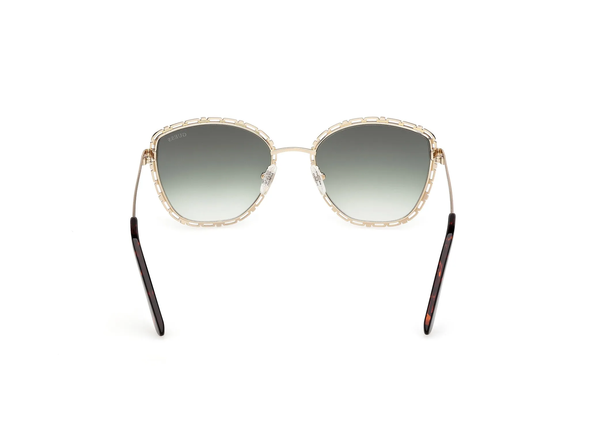 Guess GU00297 32P Occhiali da sole Metallo Oro Verde Rotonda Normale - immagine 4