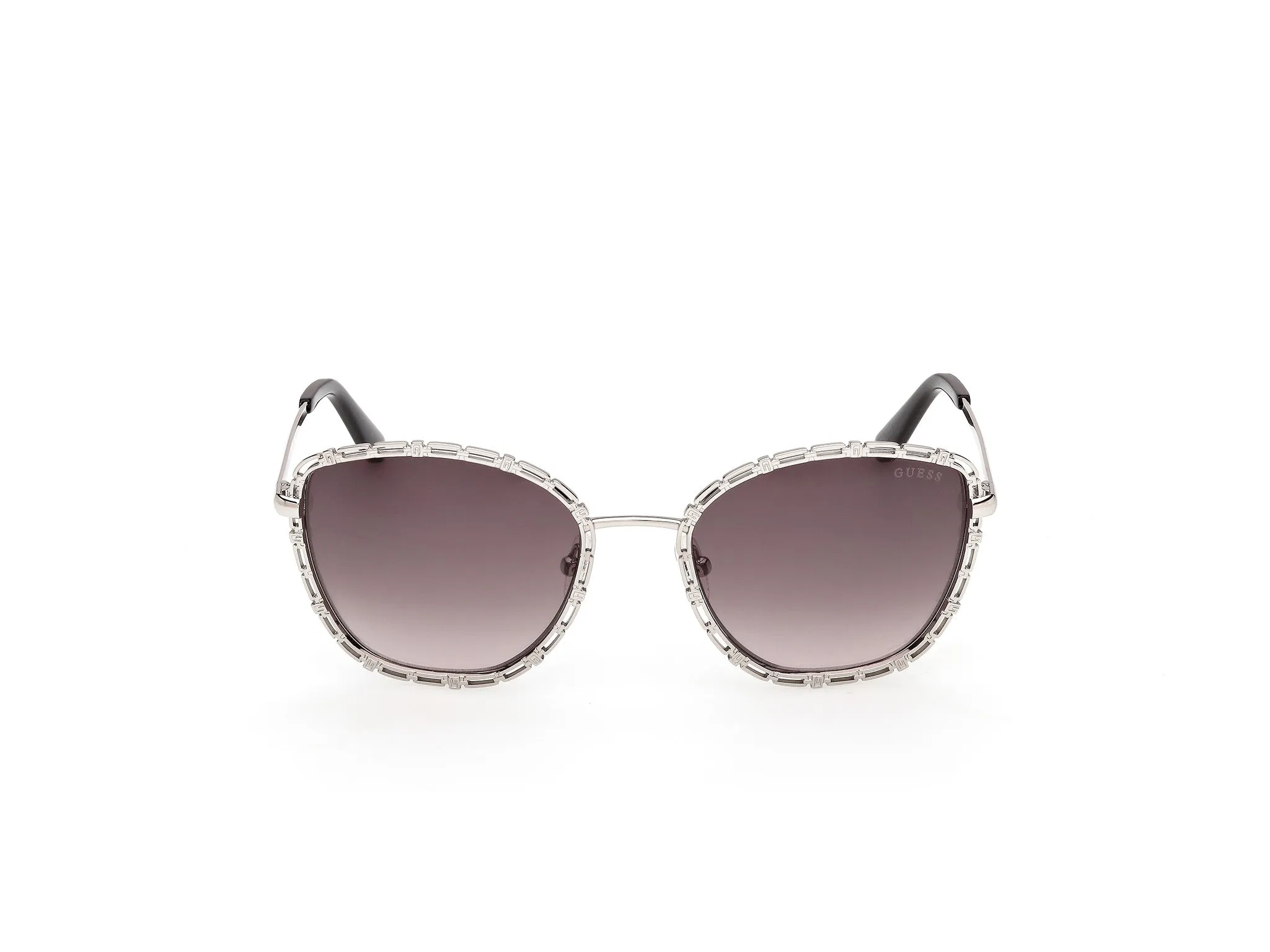 Guess GU00297 10B Occhiali da sole Metallo Grigio Fumo Rotonda Normale - immagine 2