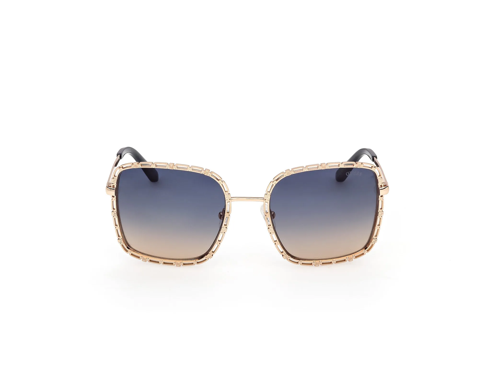 Guess GU00296 32W Occhiali da sole Metallo Oro Blu Squadrata Normale - immagine 2
