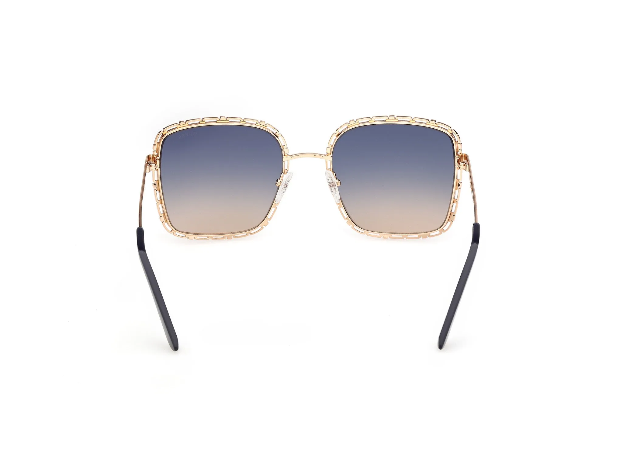 Guess GU00296 32W Occhiali da sole Metallo Oro Blu Squadrata Normale - immagine 4