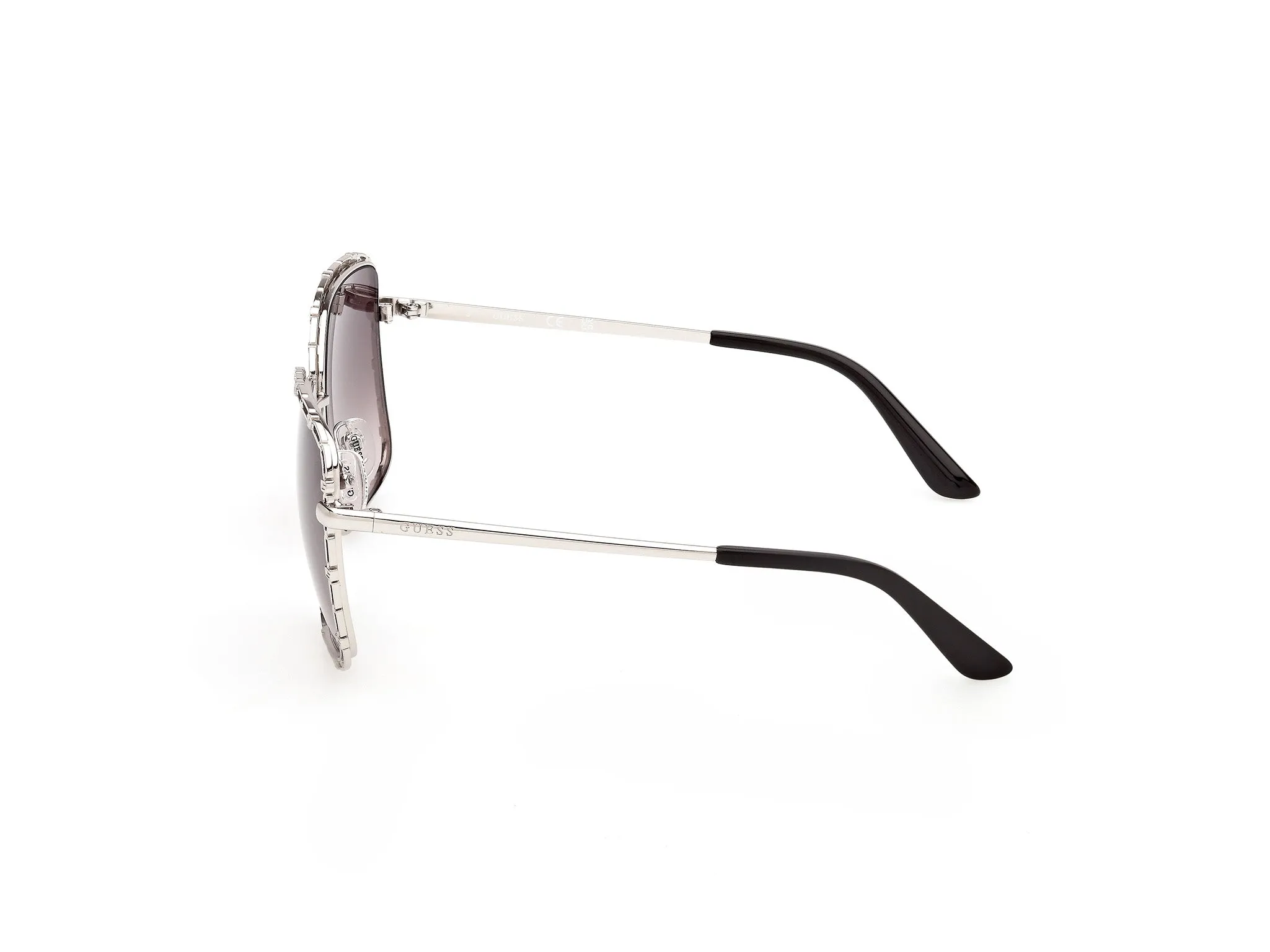 Guess GU00296 10B Occhiali da sole Metallo Grigio Fumo Squadrata Normale - immagine 3
