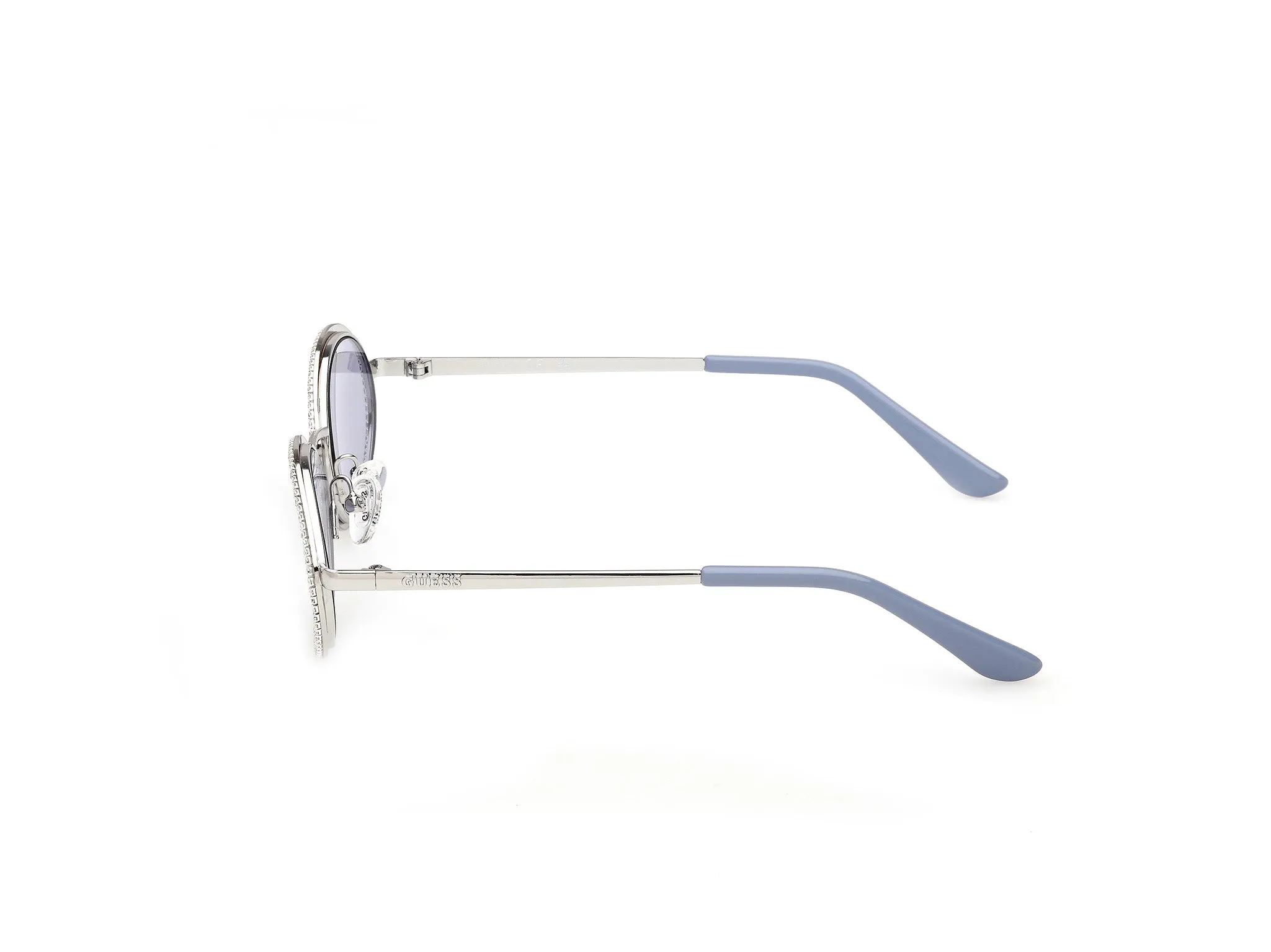 Guess GU00295 10V Occhiali da sole Metallo Grigio Blu Rotonda Normale - immagine 3