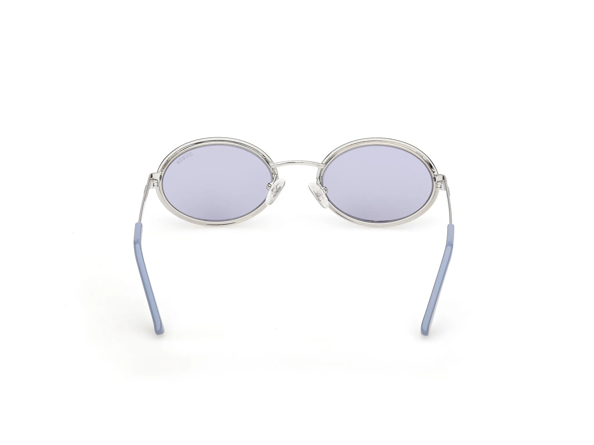 Guess GU00295 10V Occhiali da sole Metallo Grigio Blu Rotonda Normale - immagine 4