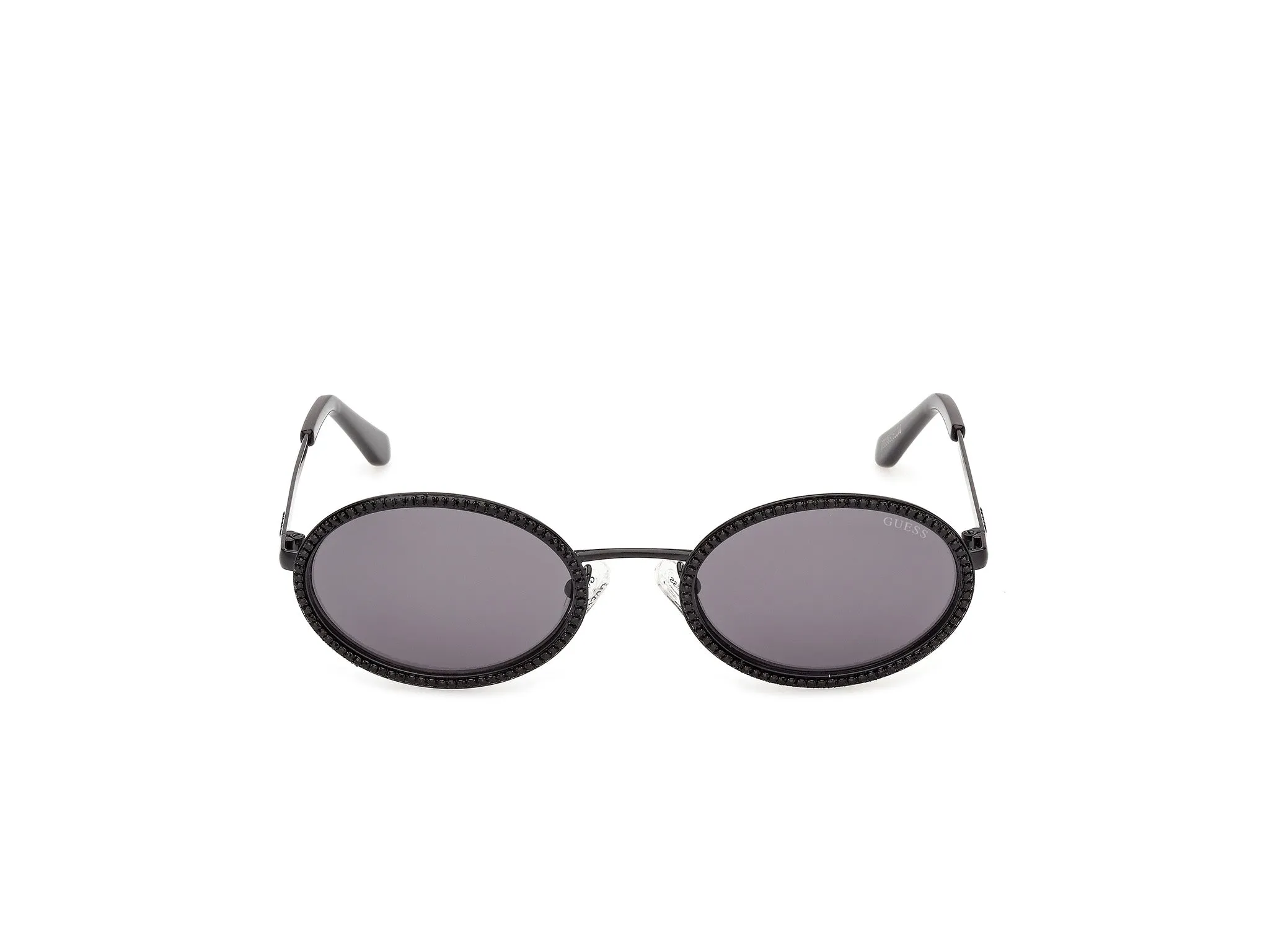 Guess GU00295 01A Occhiali da sole Metallo Nero Fumo Rotonda Normale - immagine 2