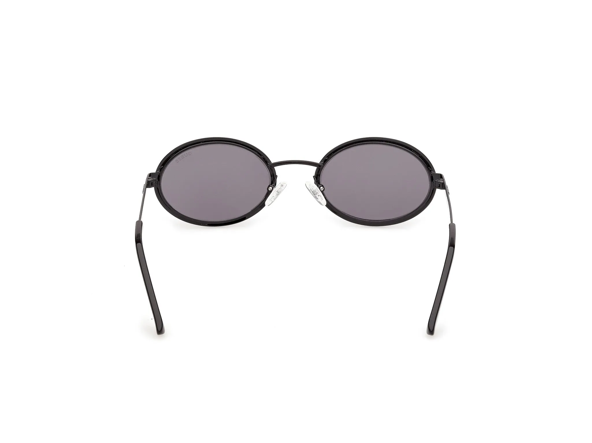 Guess GU00295 01A Occhiali da sole Metallo Nero Fumo Rotonda Normale - immagine 4