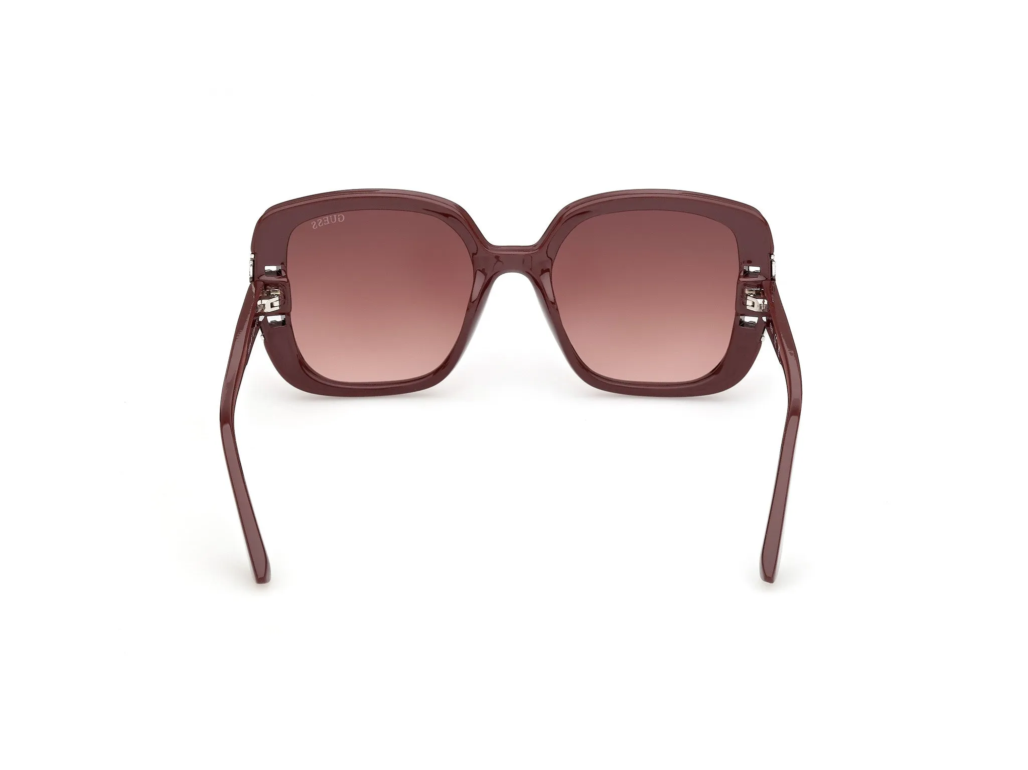 Guess GU00294 69F Occhiali da sole Iniettato Bordeaux Marrone Squadrata Normale - immagine 4