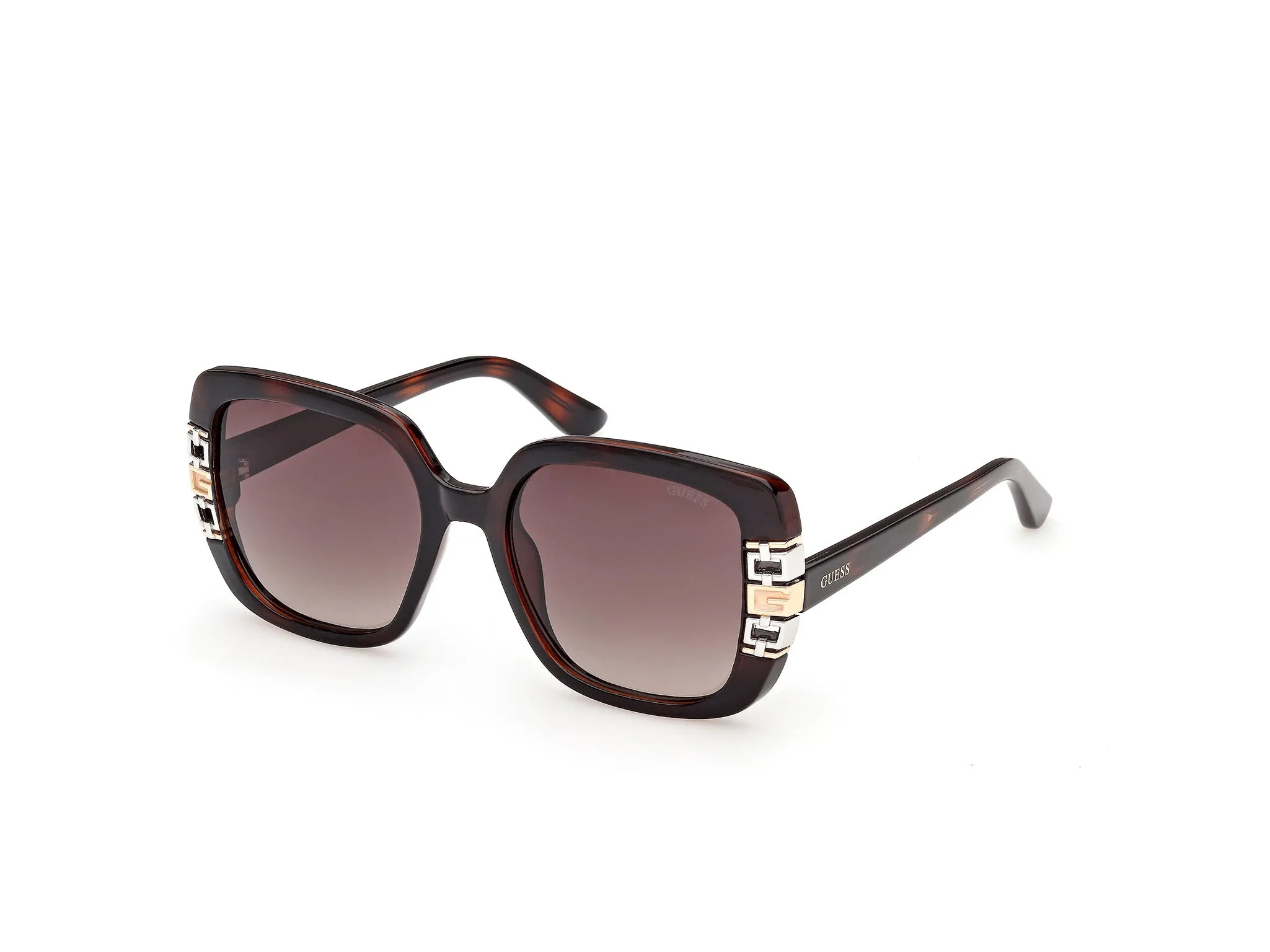 Guess GU00294 52F Occhiali da sole Iniettato Havana Marrone Squadrata Normale - immagine 1