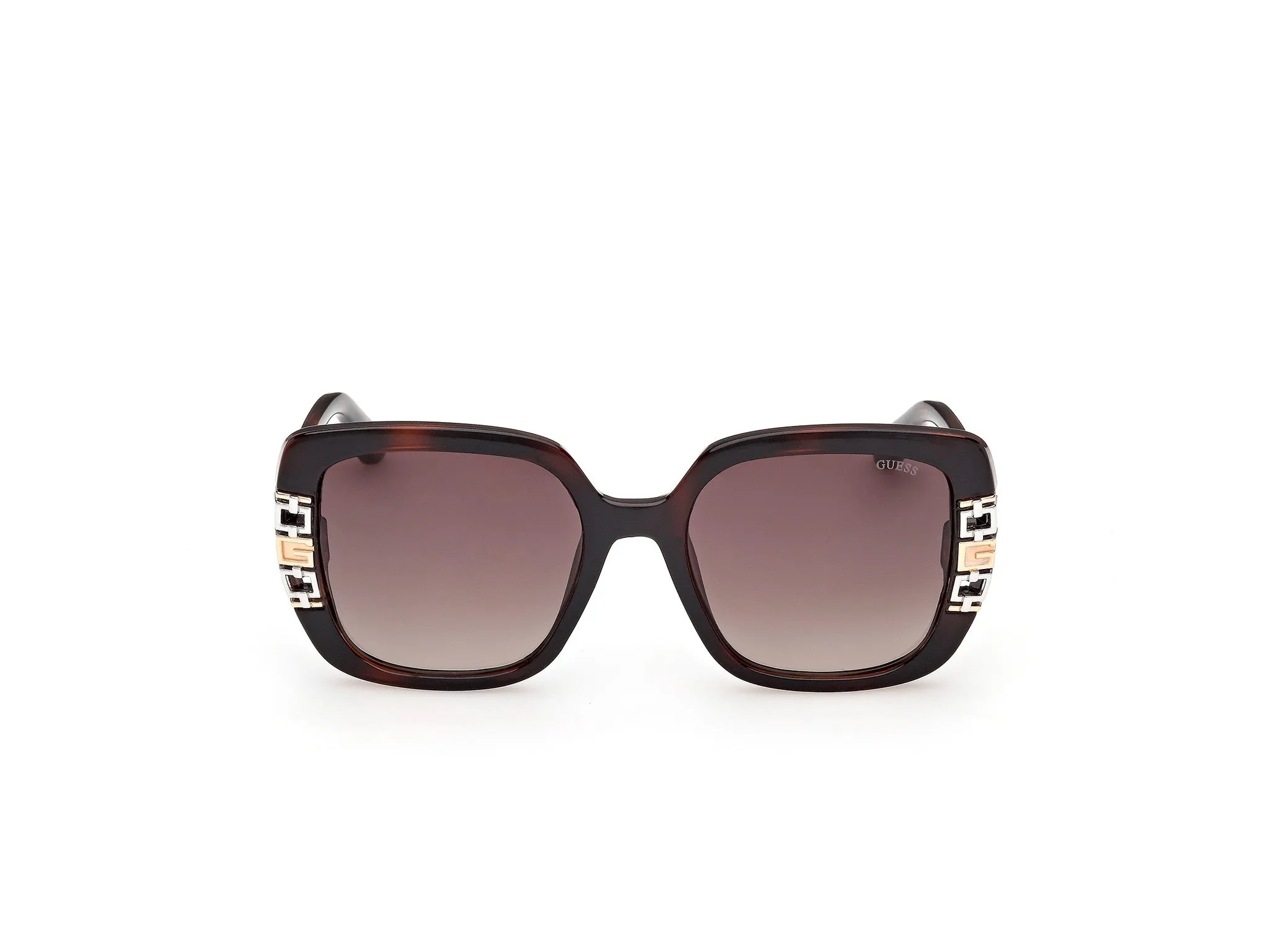 Guess GU00294 52F Occhiali da sole Iniettato Havana Marrone Squadrata Normale - immagine 2