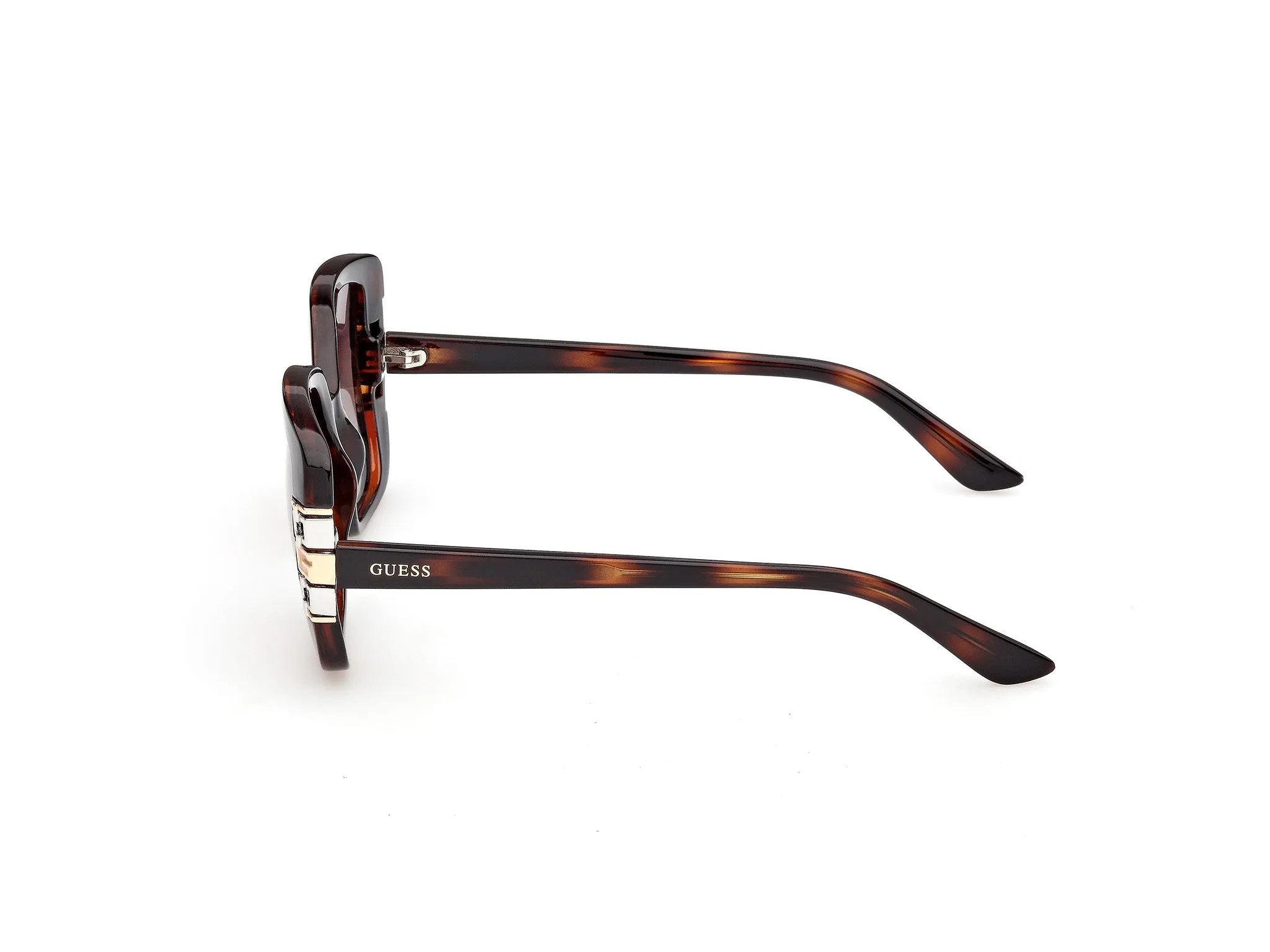 Guess GU00294 52F Occhiali da sole Iniettato Havana Marrone Squadrata Normale - immagine 3