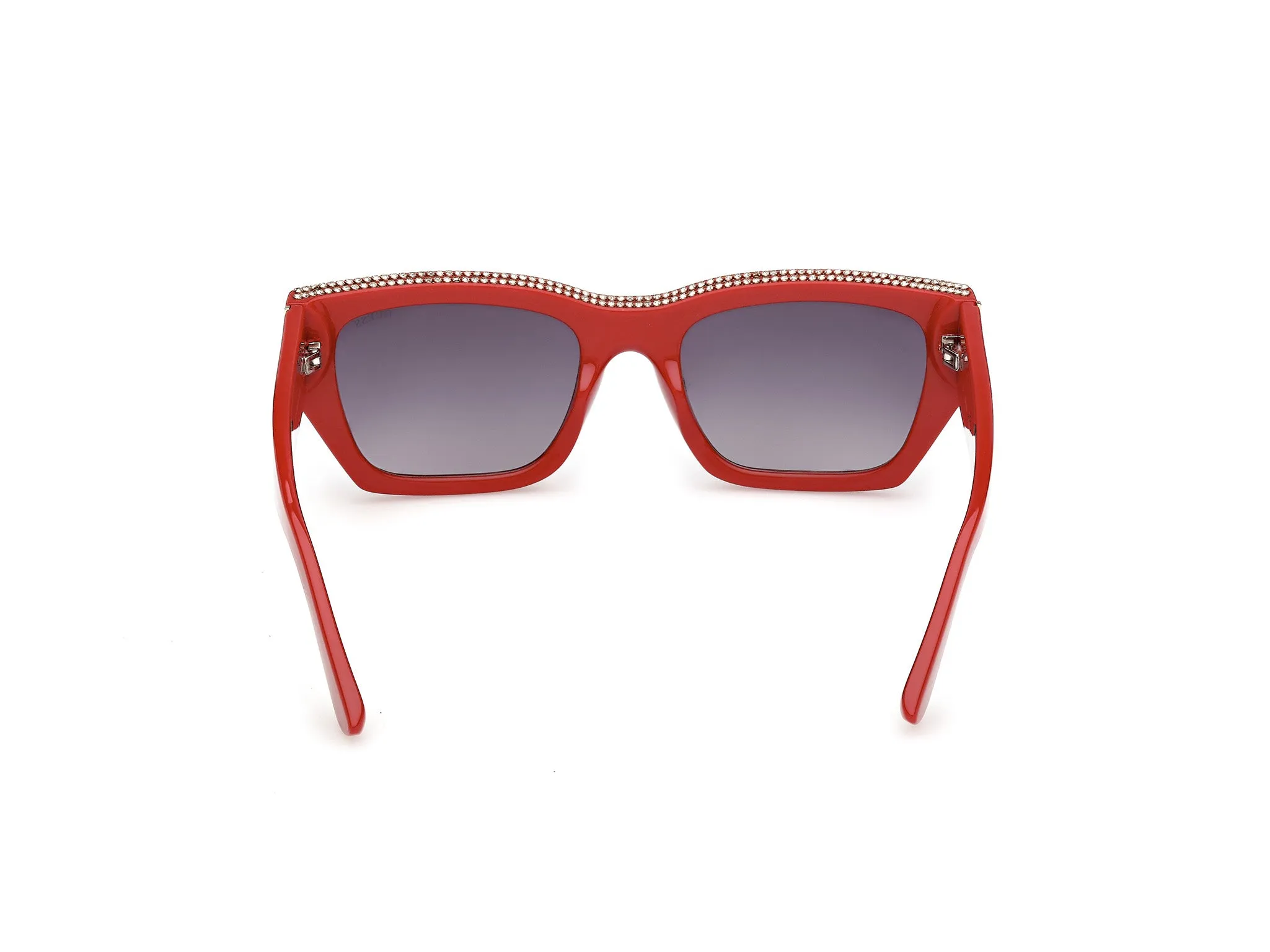 Guess GU00293 66B Occhiali da sole Iniettato Rosso Fumo Squadrata Normale - immagine 4