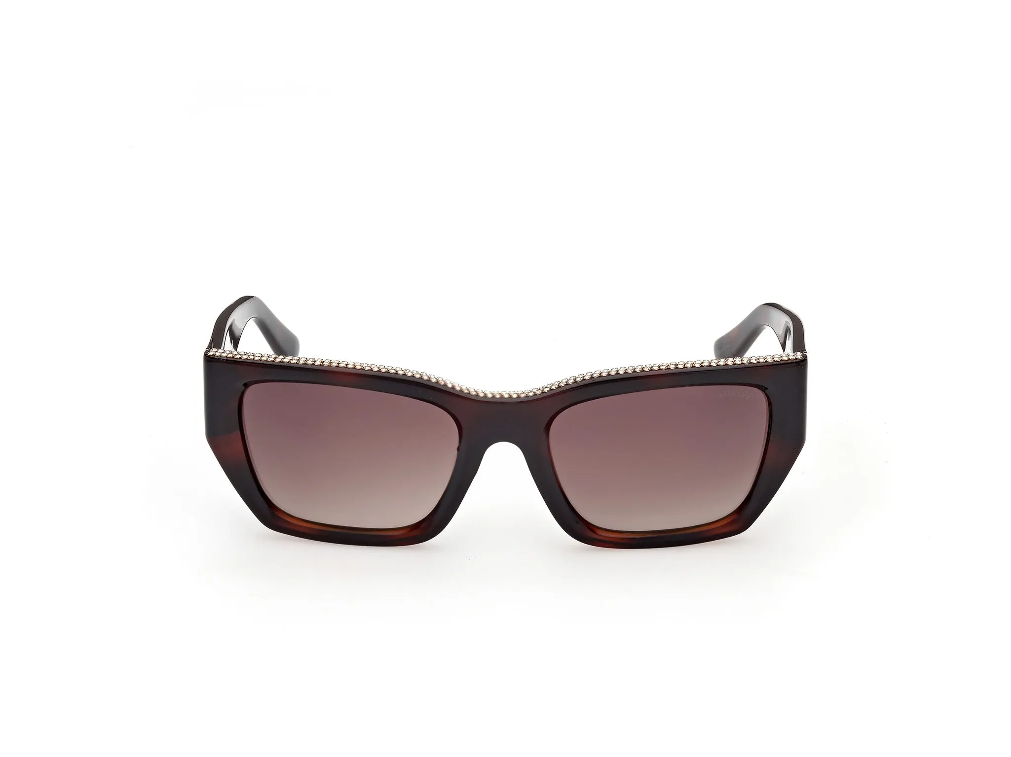 Guess GU00293 52F Occhiali da sole Iniettato Havana Marrone Squadrata Normale - immagine 2