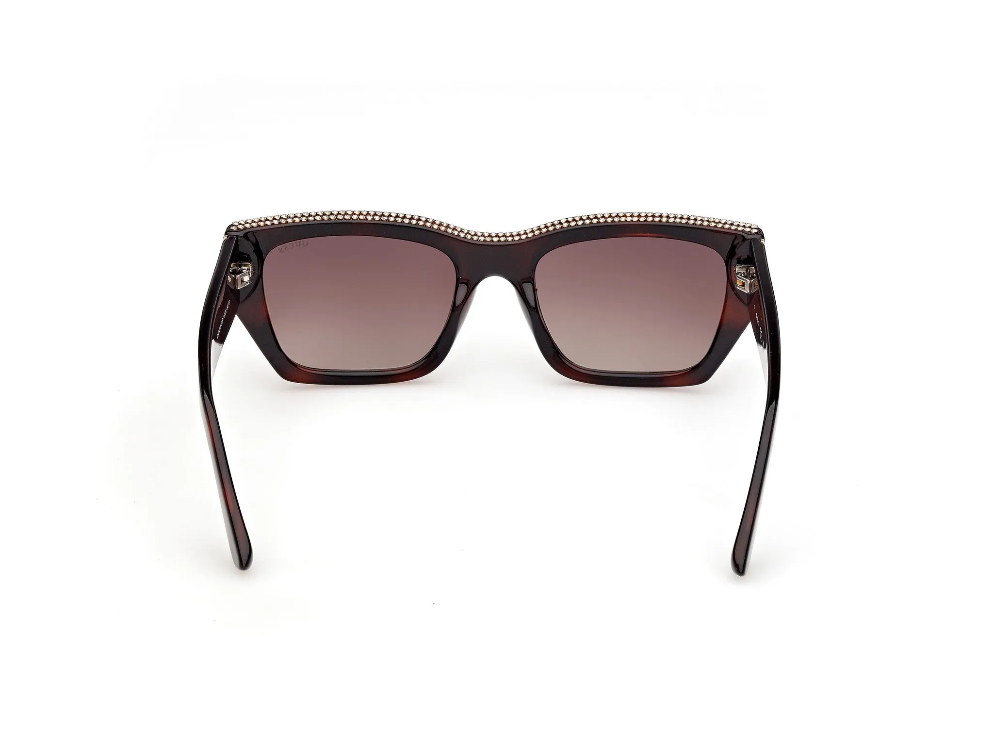 Guess GU00293 52F Occhiali da sole Iniettato Havana Marrone Squadrata Normale - immagine 4