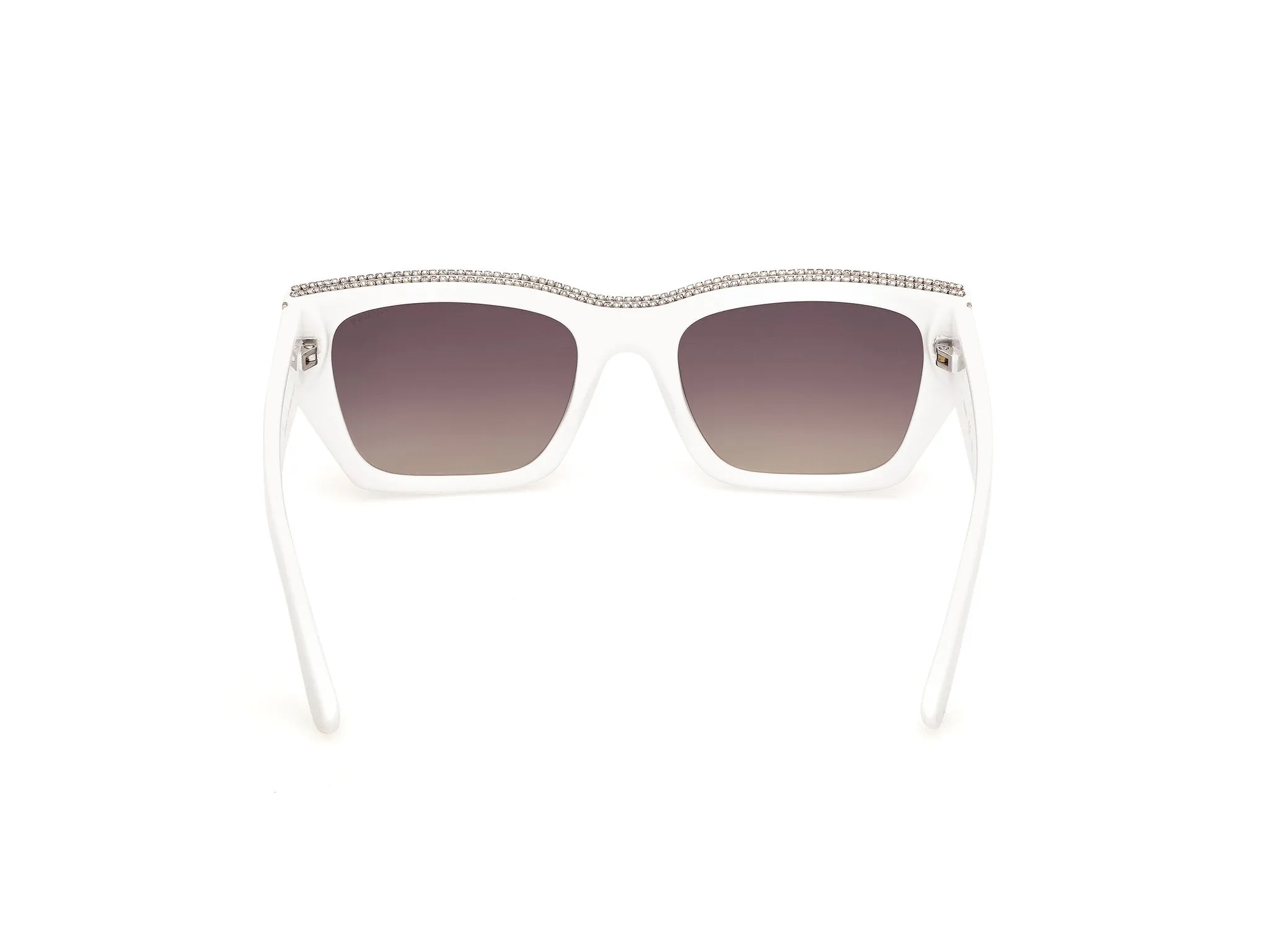 Guess GU00293 21B Occhiali da sole Iniettato Bianco Fumo Squadrata Normale - immagine 4