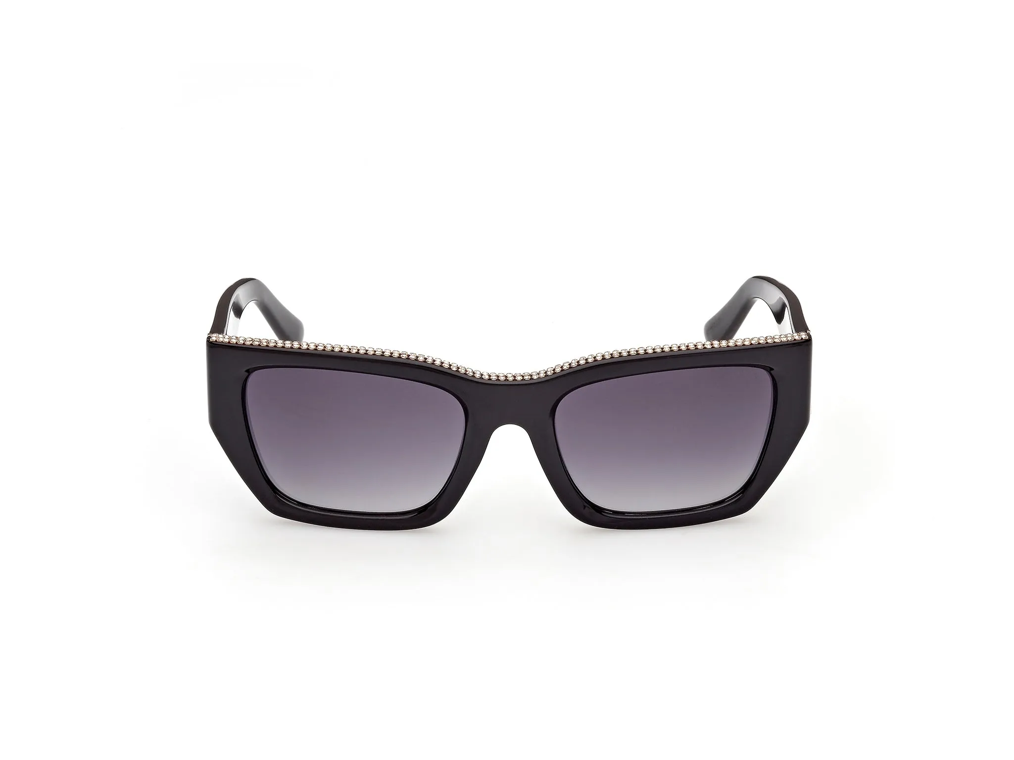 Guess GU00293 01B Occhiali da sole Iniettato Nero Fumo Squadrata Normale - immagine 2