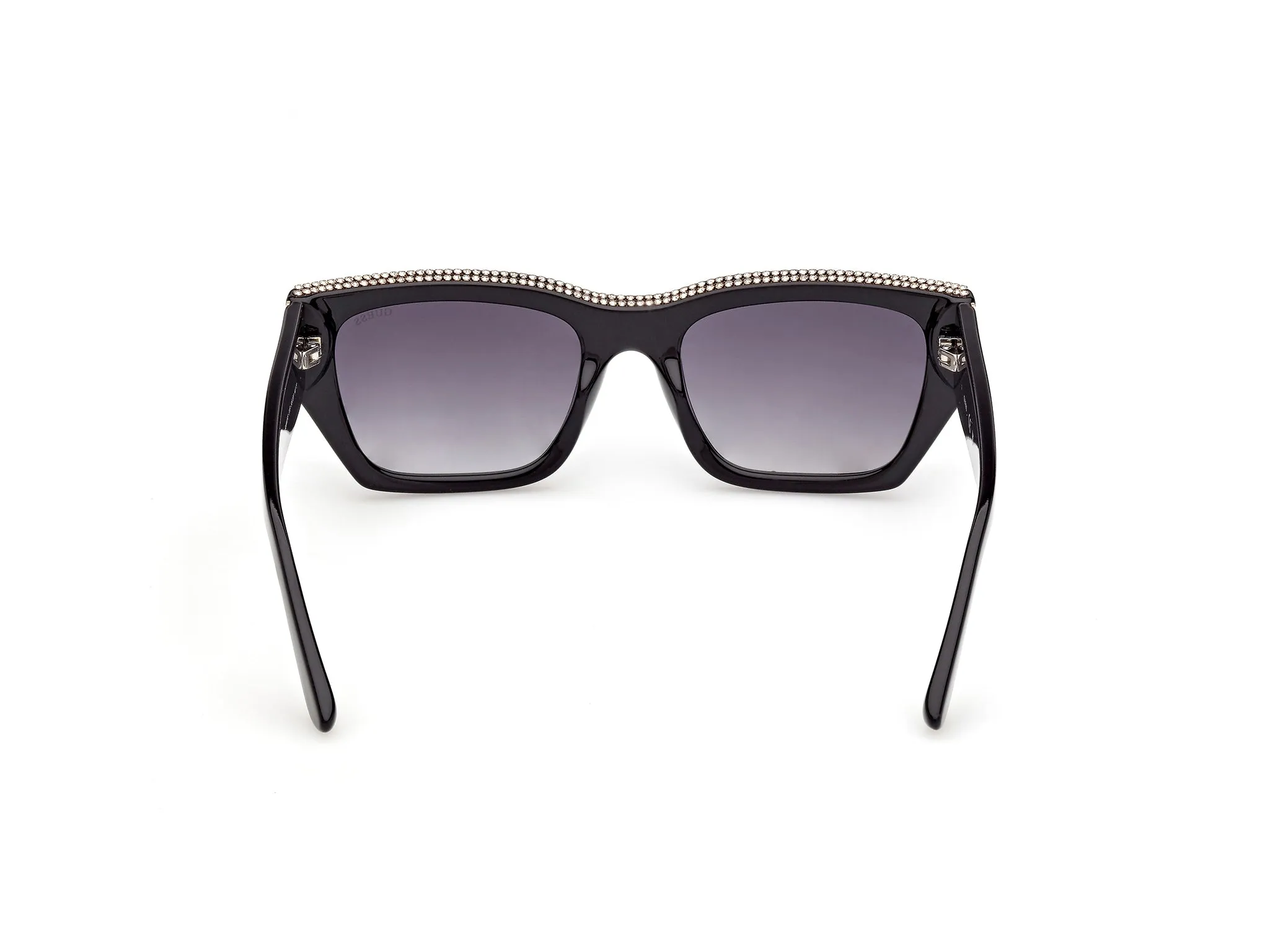 Guess GU00293 01B Occhiali da sole Iniettato Nero Fumo Squadrata Normale - immagine 4