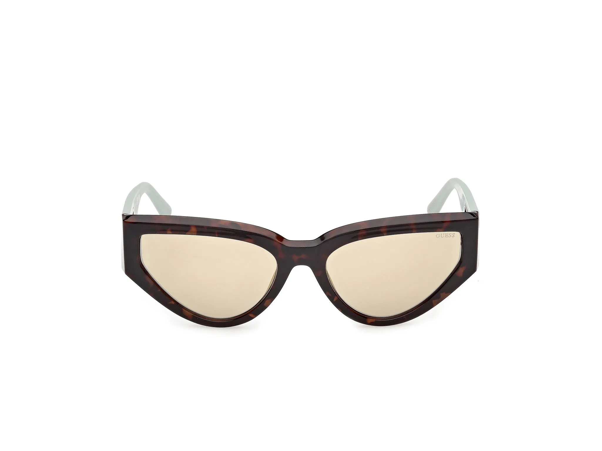 Guess GU00292 56Q Occhiali da sole Iniettato Havana Verde Cat Eye Normale - immagine 2