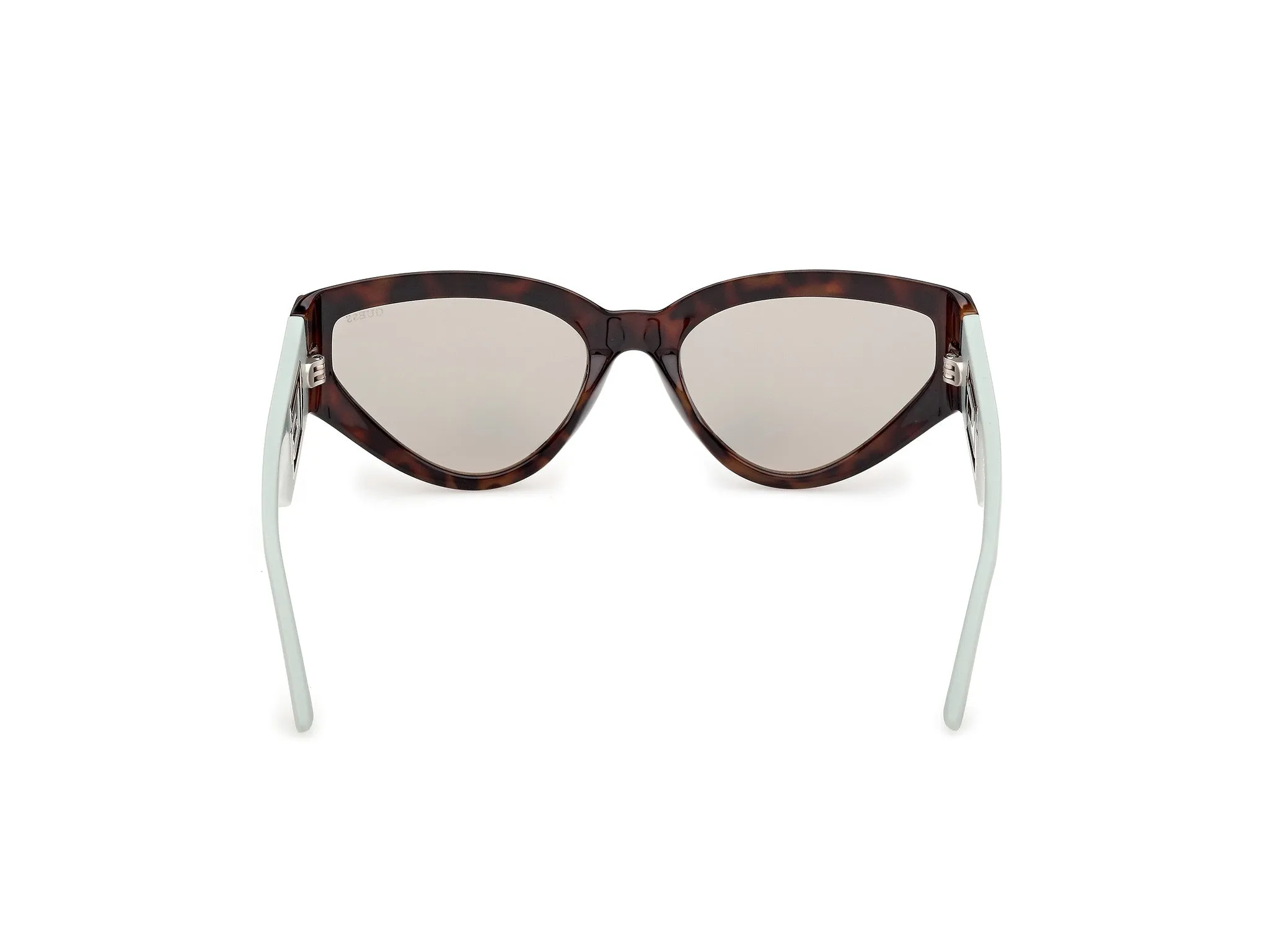 Guess GU00292 56Q Occhiali da sole Iniettato Havana Verde Cat Eye Normale - immagine 4