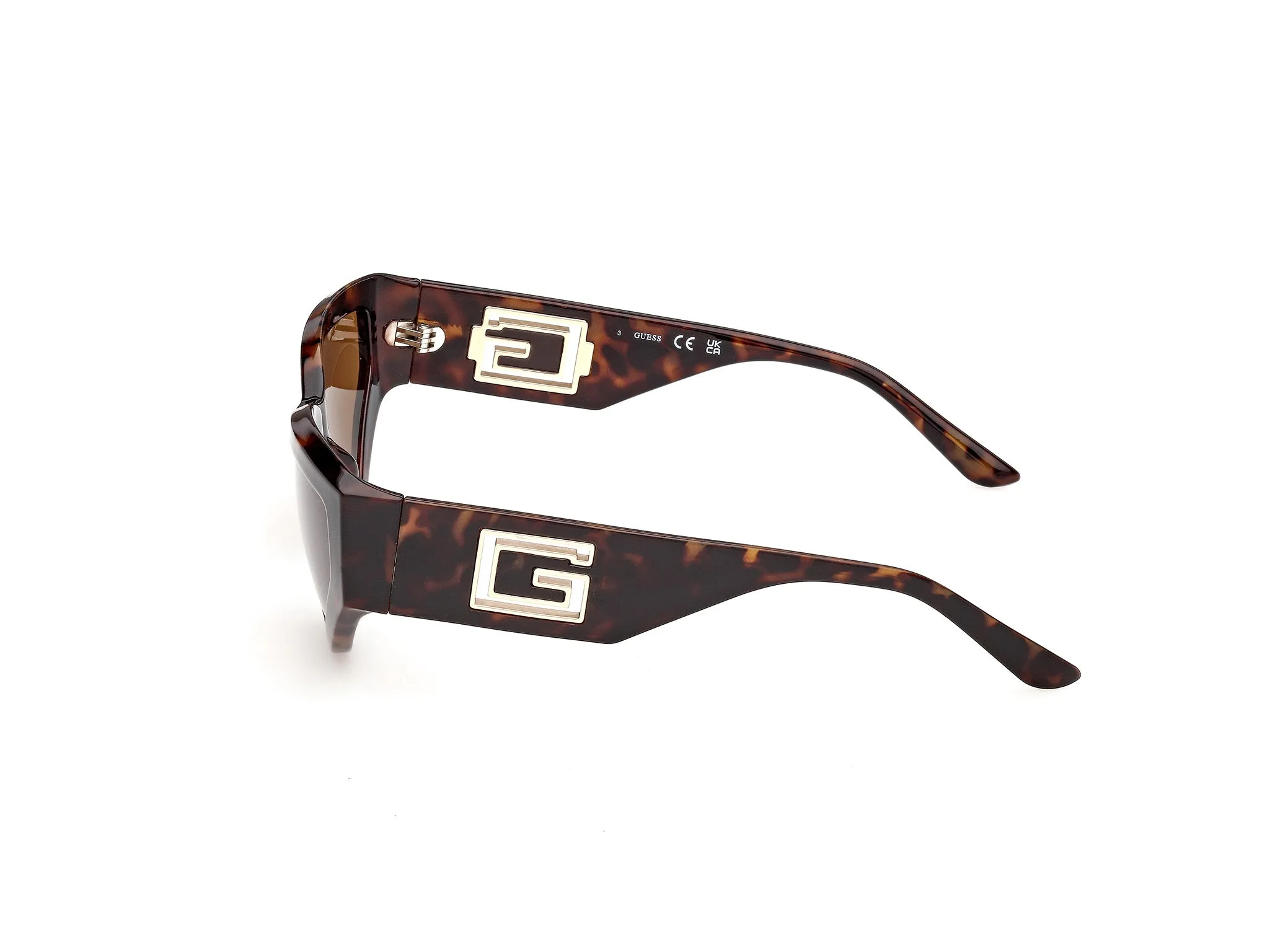 Guess GU00292 52E Occhiali da sole Iniettato Havana Marrone Cat Eye Normale - immagine 3