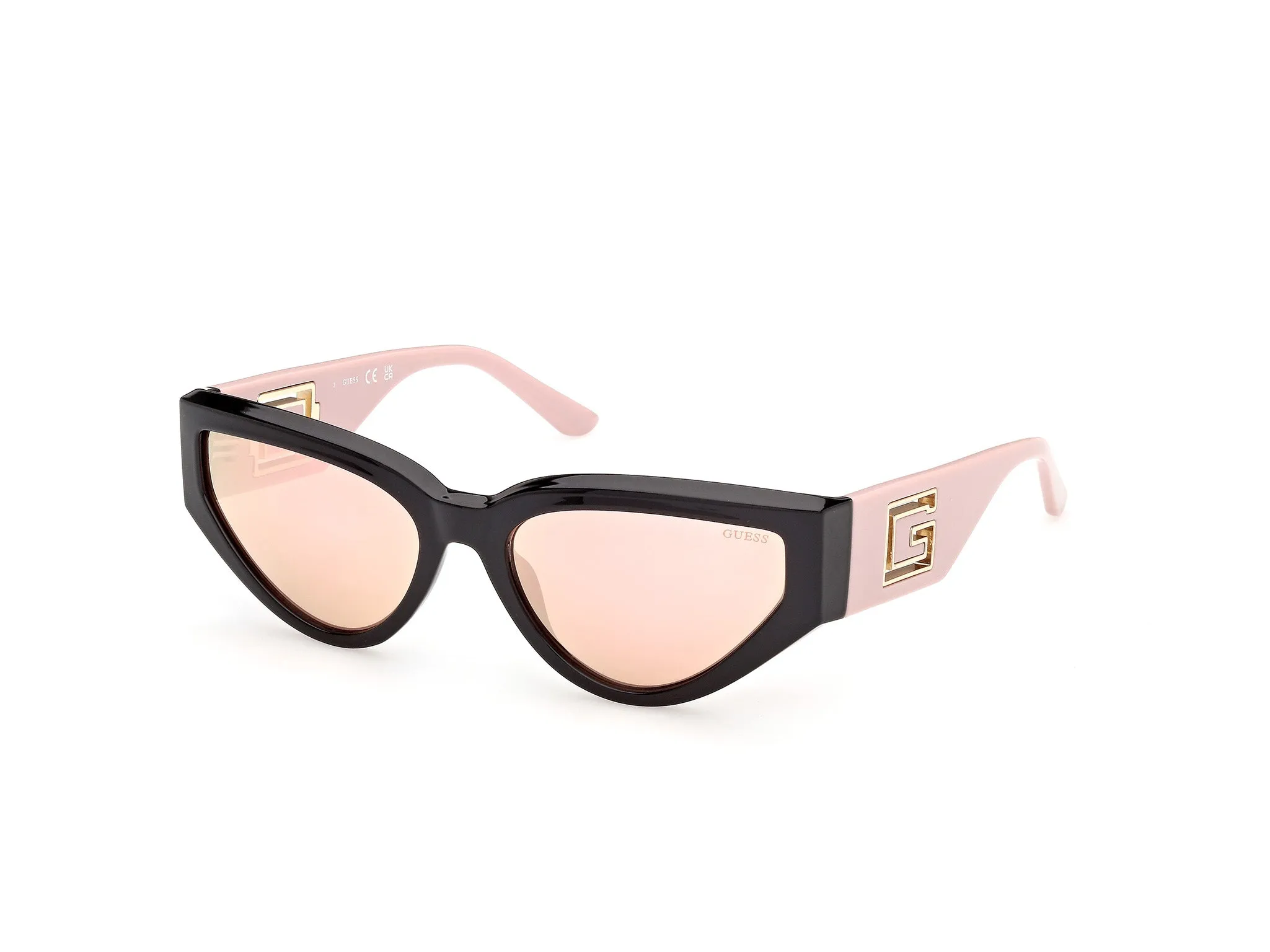 Guess GU00292 05U Occhiali da sole Iniettato Nero Bordeaux Cat Eye Normale - immagine 1