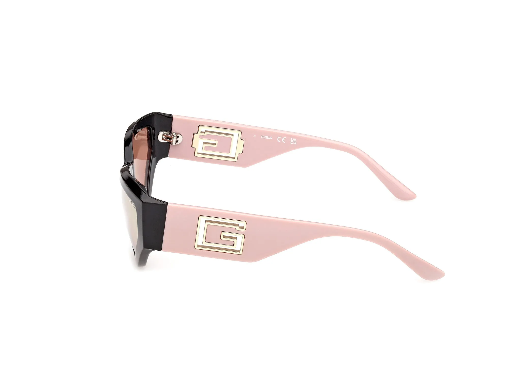 Guess GU00292 05U Occhiali da sole Iniettato Nero Bordeaux Cat Eye Normale - immagine 3