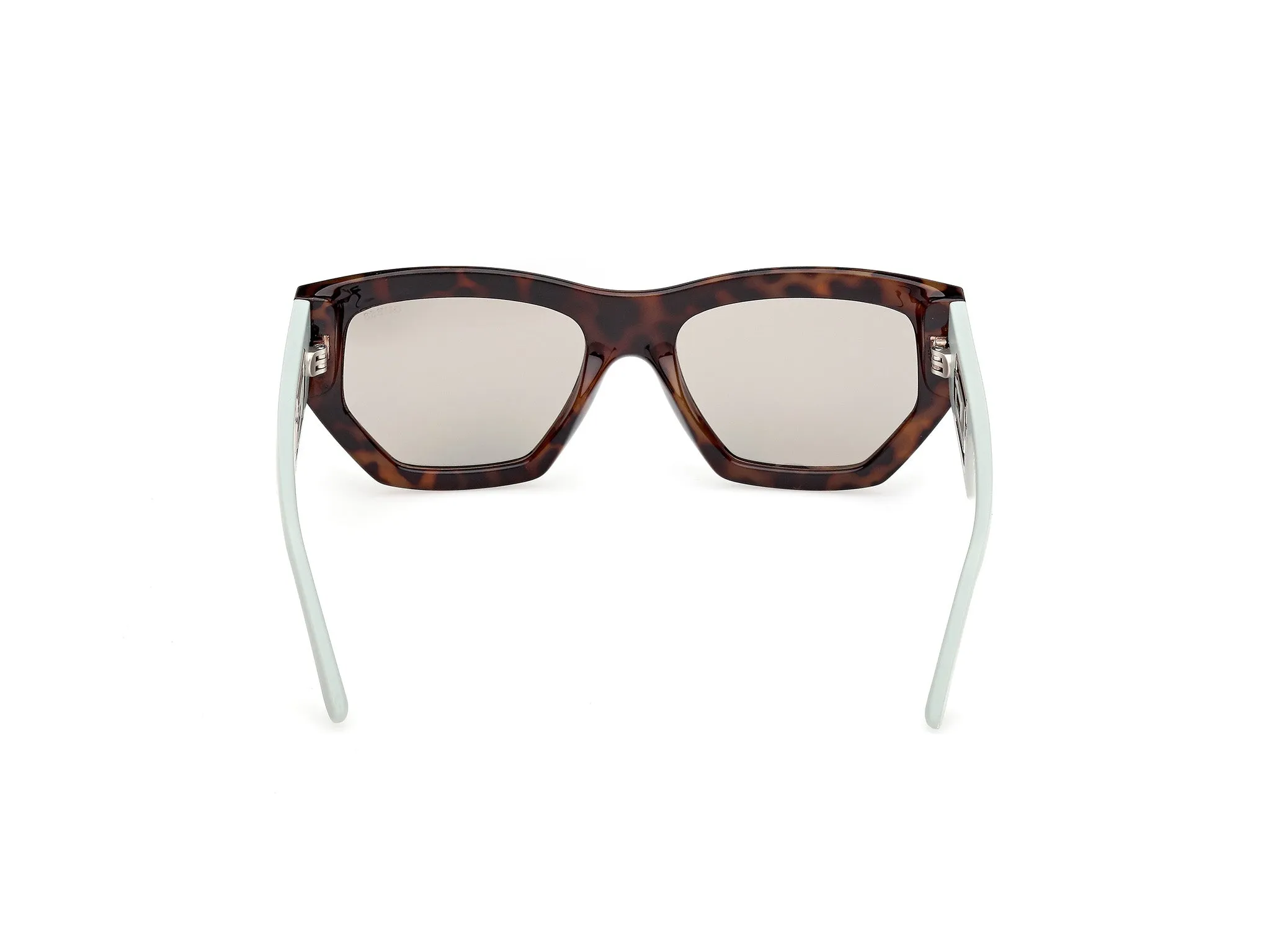 Guess GU00291 56Q Occhiali da sole Iniettato Havana Verde Geometrica Normale - immagine 4