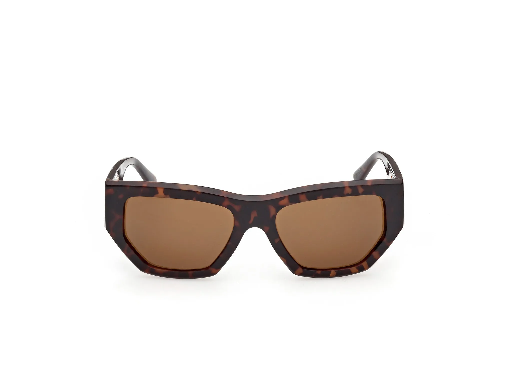 Guess GU00291 52E Occhiali da sole Iniettato Havana Marrone Geometrica Normale - immagine 2