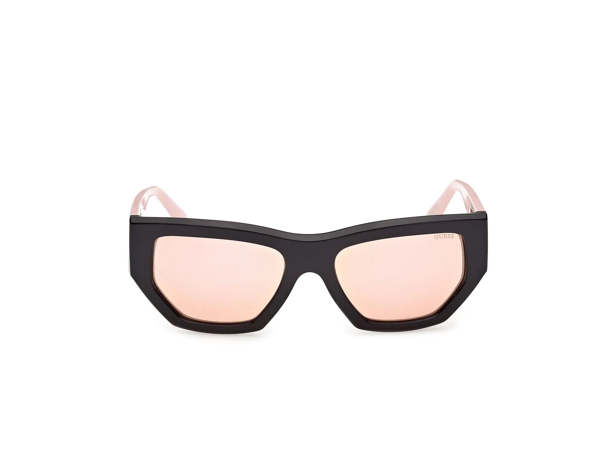 Guess GU00291 05U Occhiali da sole Iniettato Nero Bordeaux Geometrica Normale - immagine 2