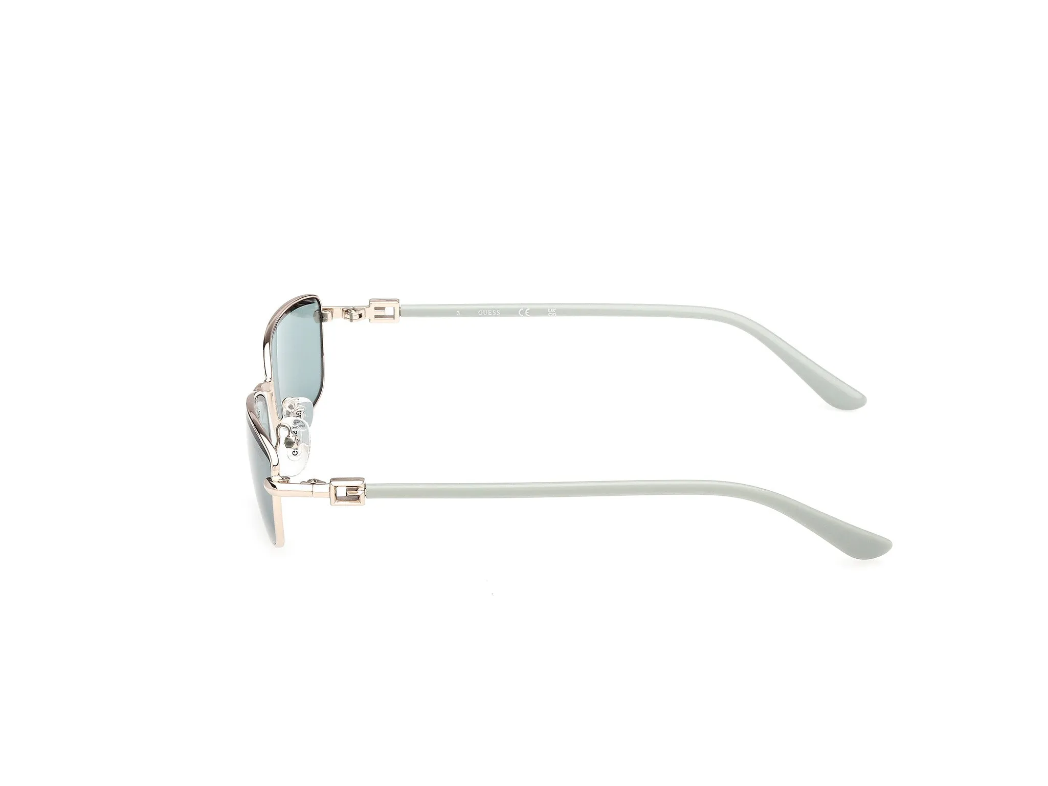 Guess GU00290 32N Occhiali da sole Metallo Oro Verde Squadrata Normale - immagine 3