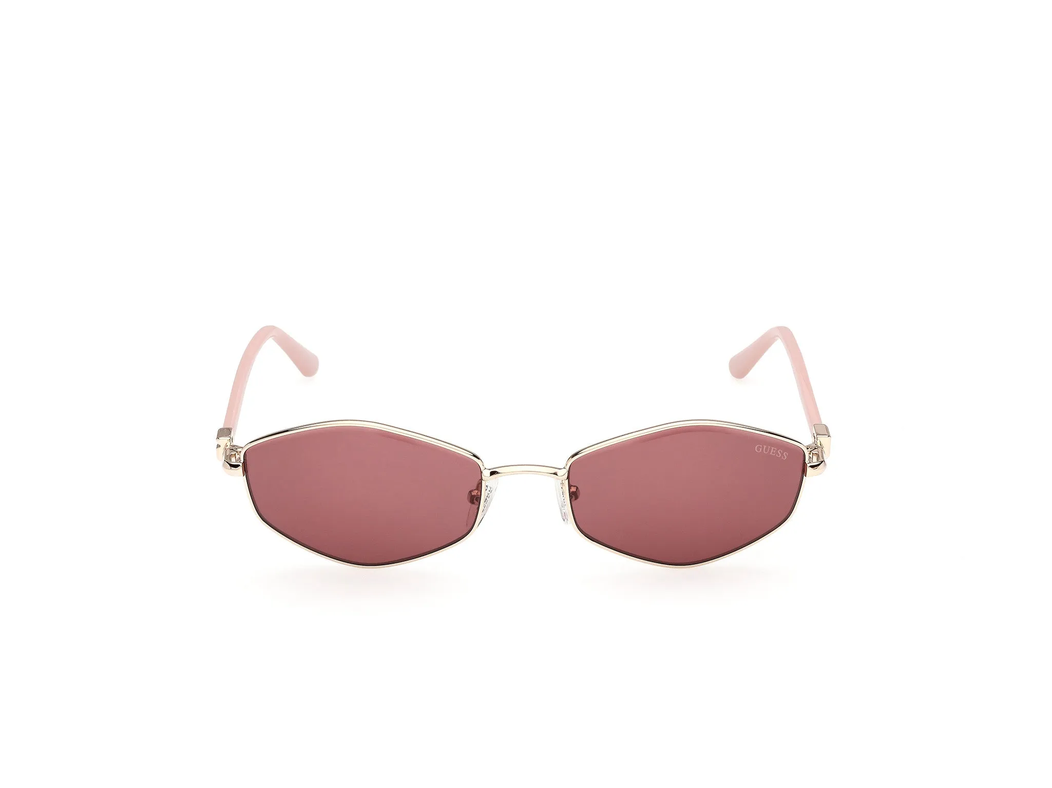 Guess GU00289 32S Occhiali da sole Metallo Oro Bordeaux Geometrica Normale - immagine 2