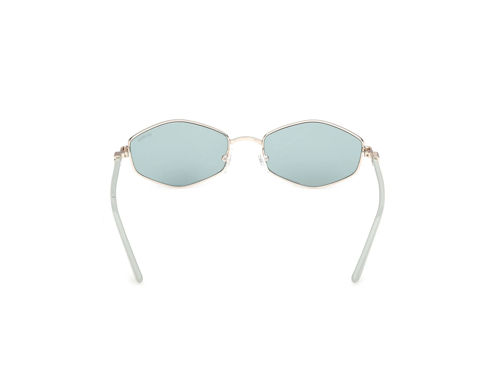 Guess GU00289 32N Occhiali da sole Metallo Oro Verde Geometrica Normale - immagine 4
