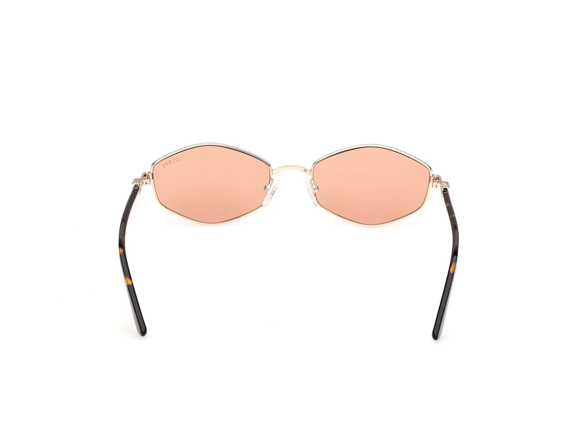 Guess GU00289 32E Occhiali da sole Metallo Oro Marrone Geometrica Normale - immagine 4