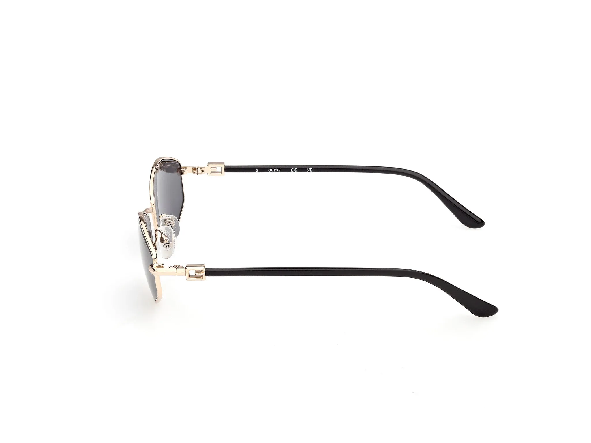 Guess GU00289 32A Occhiali da sole Metallo Oro Fumo Geometrica Normale - immagine 3
