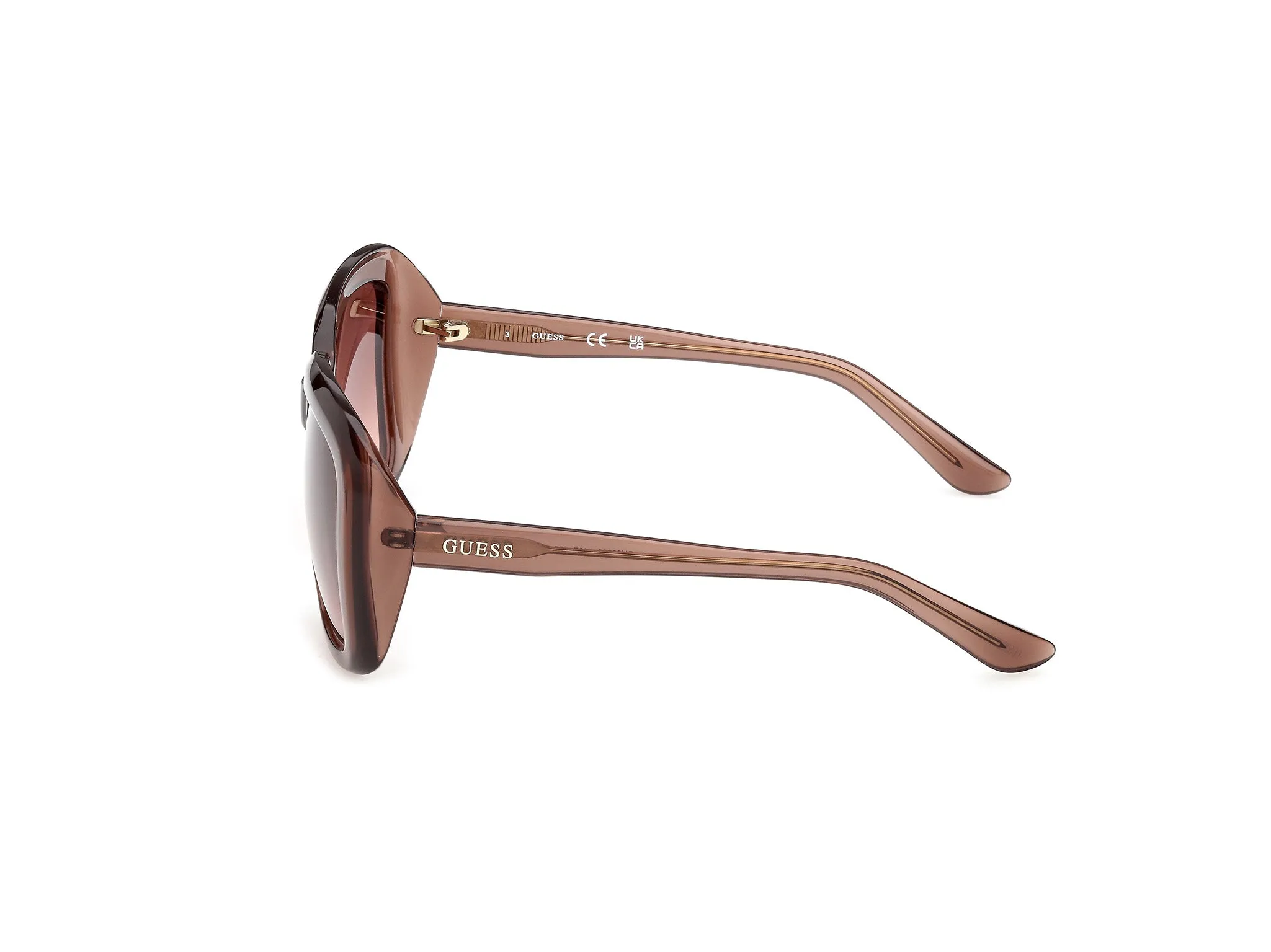 Guess GU00288 48F Occhiali da sole Iniettato Marrone Marrone Squadrata Normale - immagine 3