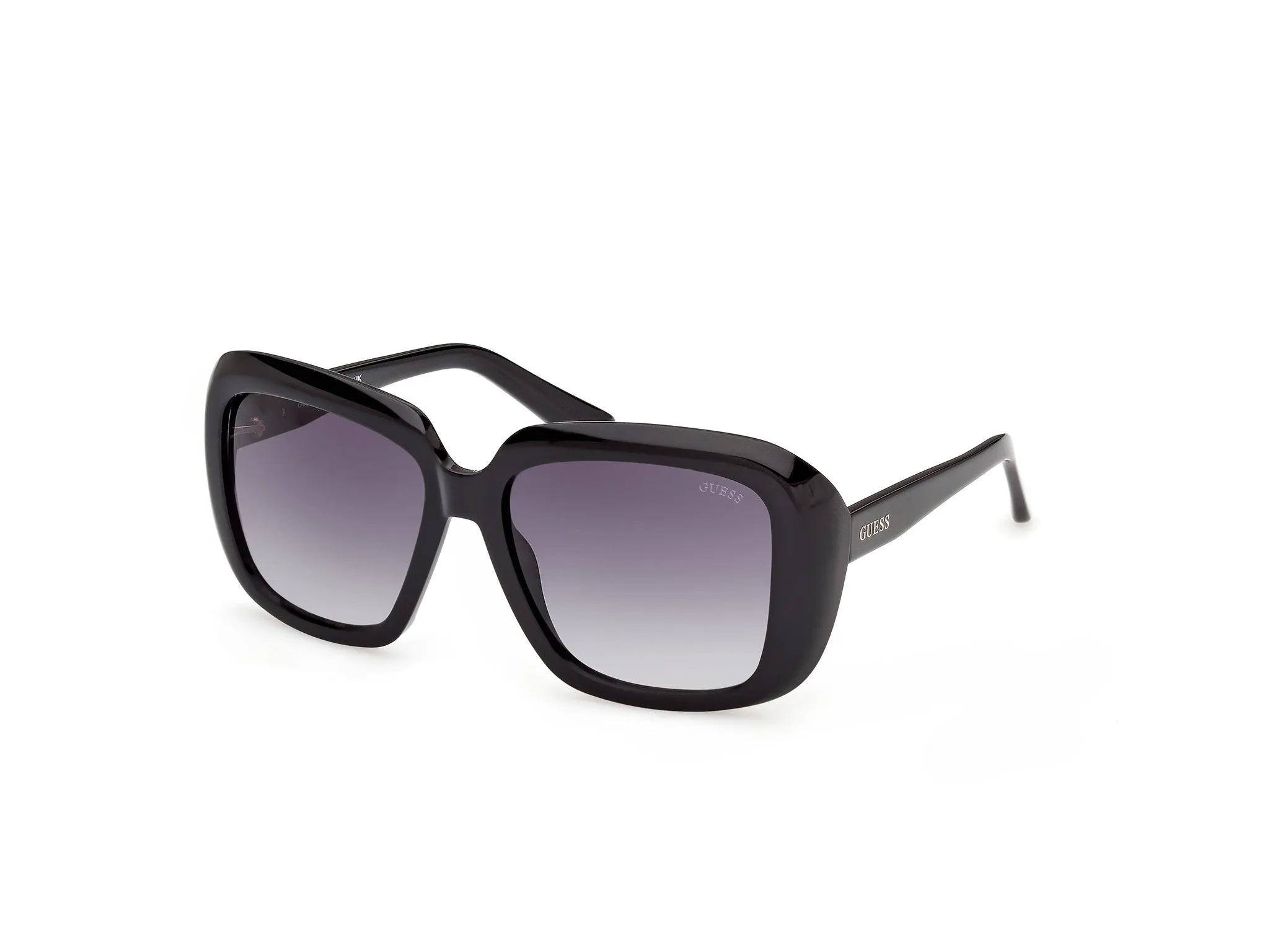 Guess GU00288 01B Occhiali da sole Iniettato Nero Fumo Squadrata Normale - immagine 1