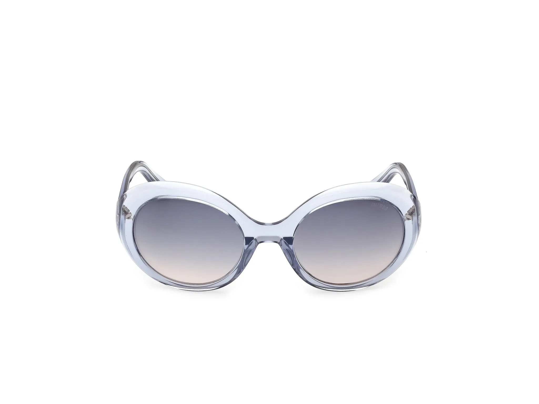 Guess GU00287 90W Occhiali da sole Iniettato Blu Blu Rotonda Normale - immagine 2