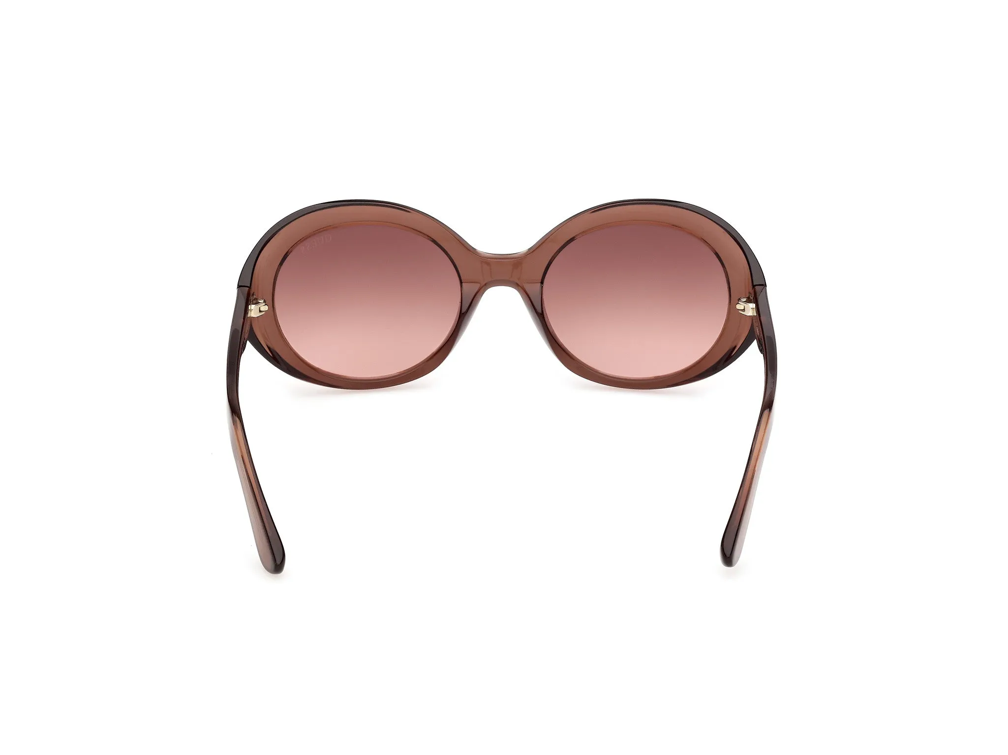 Guess GU00287 48F Occhiali da sole Iniettato Marrone Marrone Rotonda Normale - immagine 4