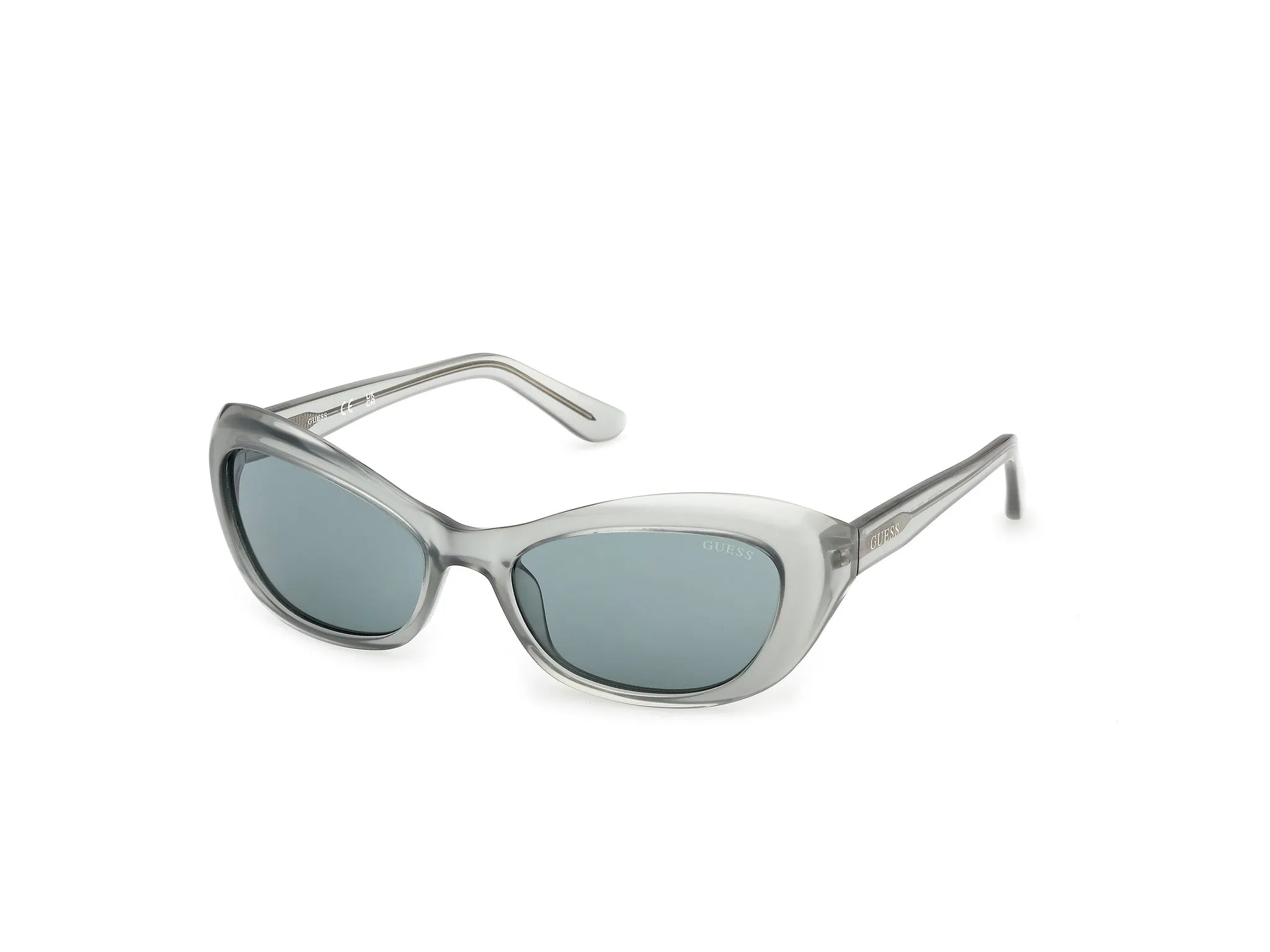 Guess GU00286 93N Occhiali da sole Iniettato Verde Verde Cat Eye Normale - immagine 1