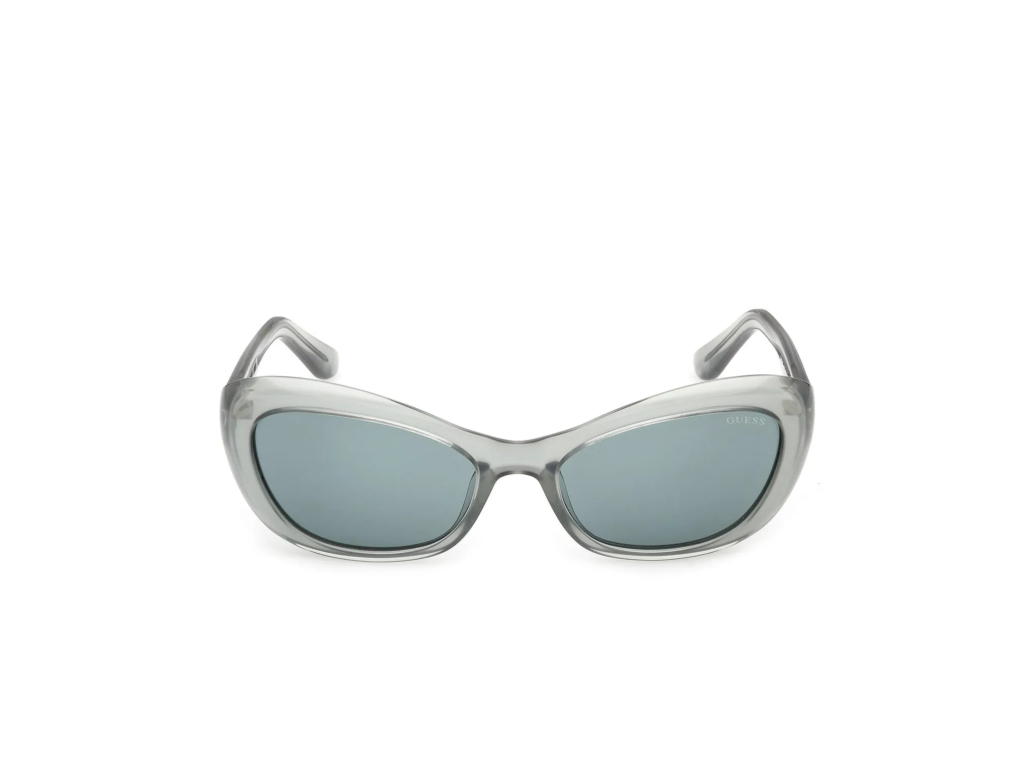 Guess GU00286 93N Occhiali da sole Iniettato Verde Verde Cat Eye Normale - immagine 2