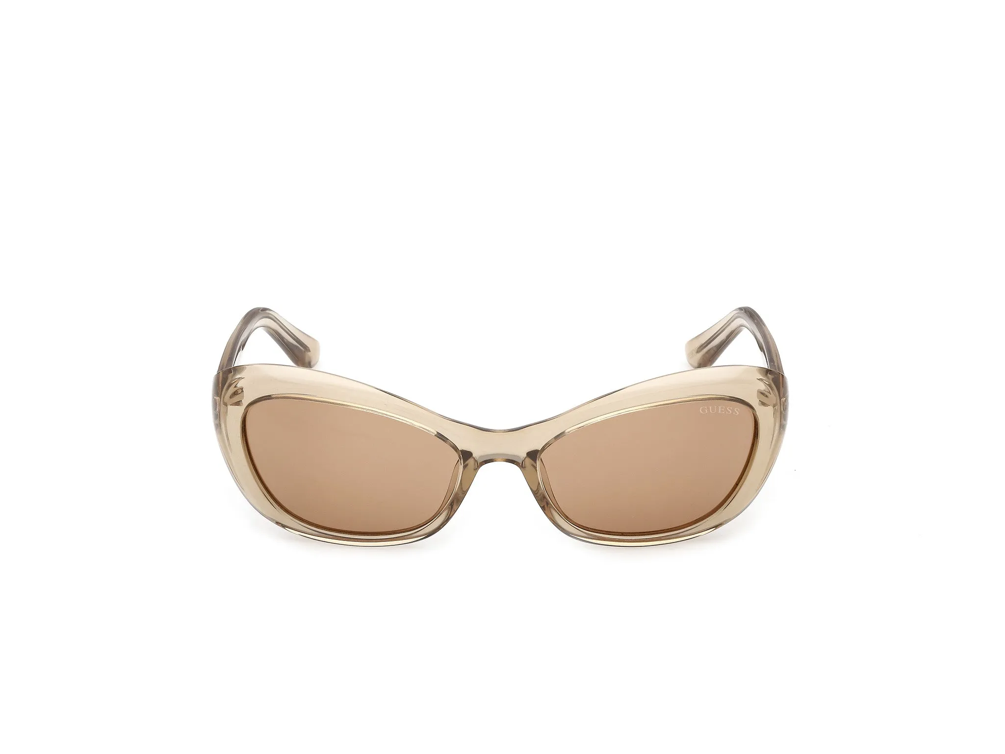 Guess GU00286 59E Occhiali da sole Iniettato Beige Marrone Cat Eye Normale - immagine 2