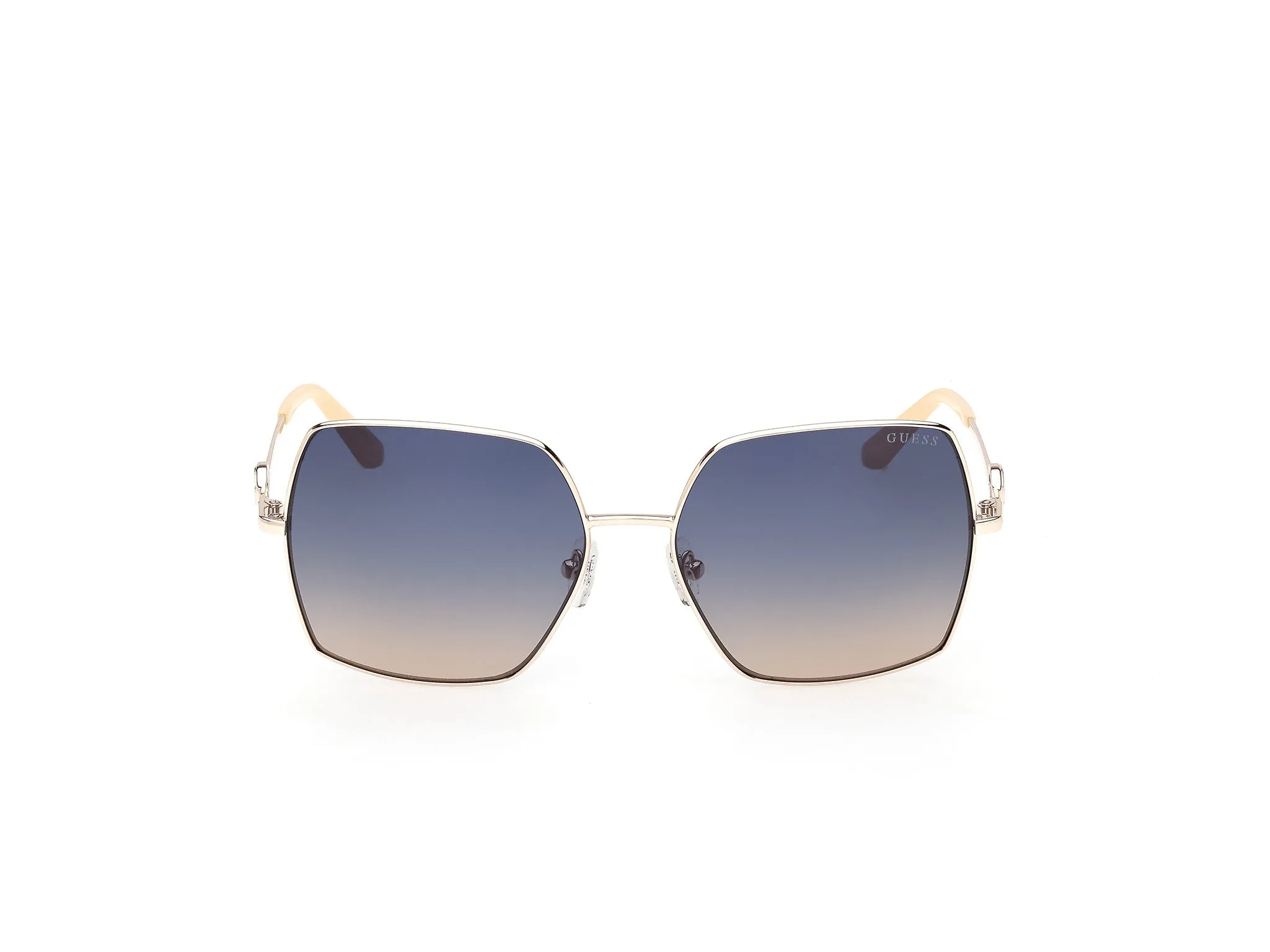 Guess GU00285 32W Occhiali da sole Metallo Oro Blu Squadrata Normale - immagine 2