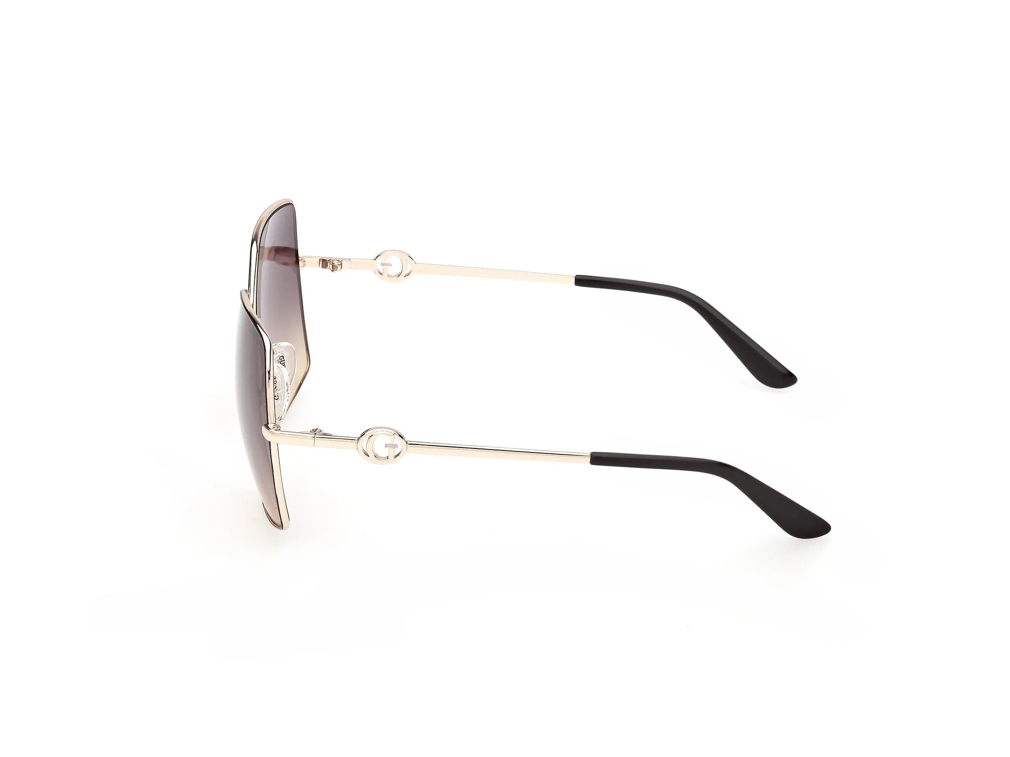 Guess GU00285 05B Occhiali da sole Metallo Nero Fumo Squadrata Normale - immagine 3
