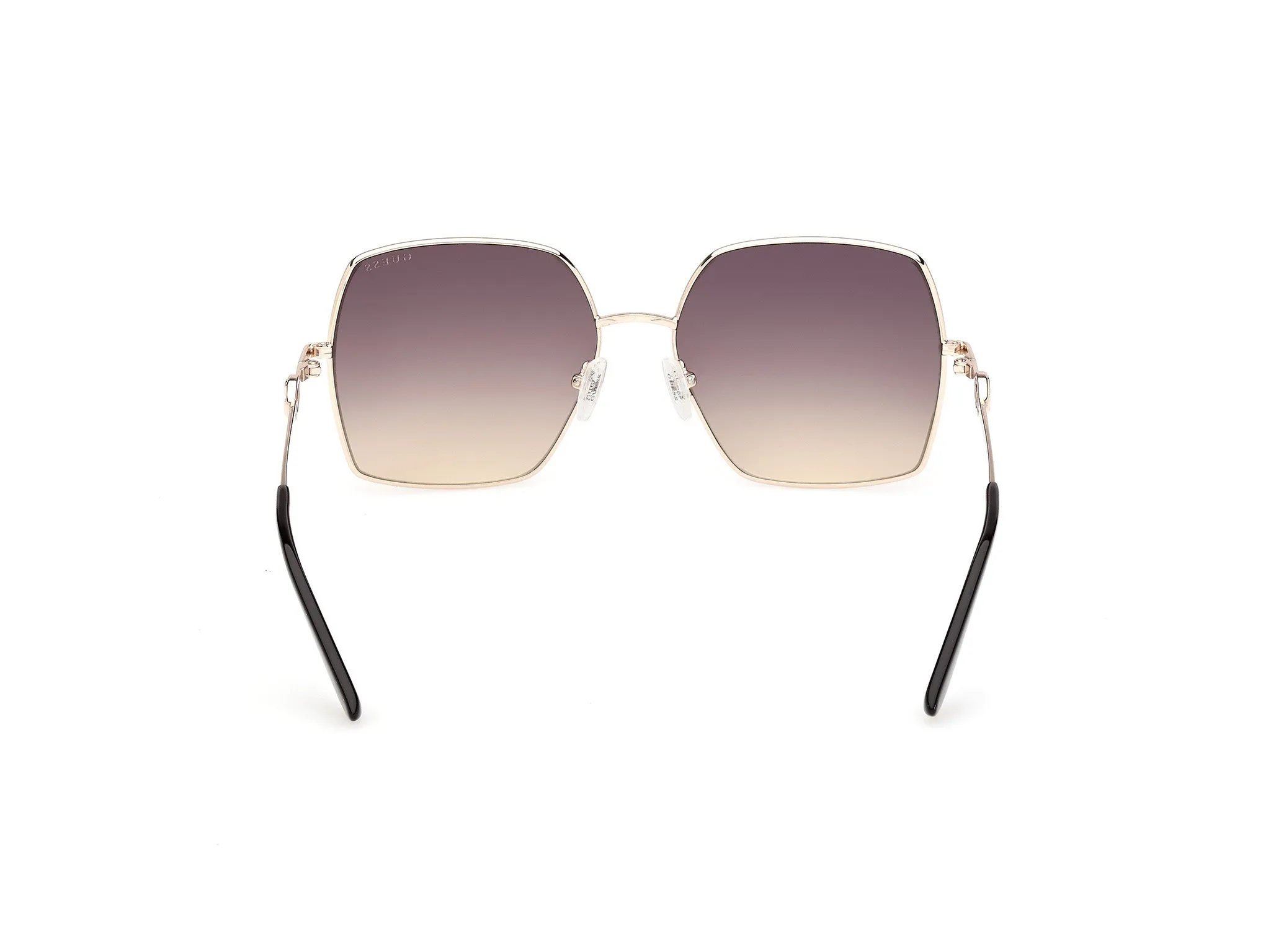 Guess GU00285 05B Occhiali da sole Metallo Nero Fumo Squadrata Normale - immagine 4