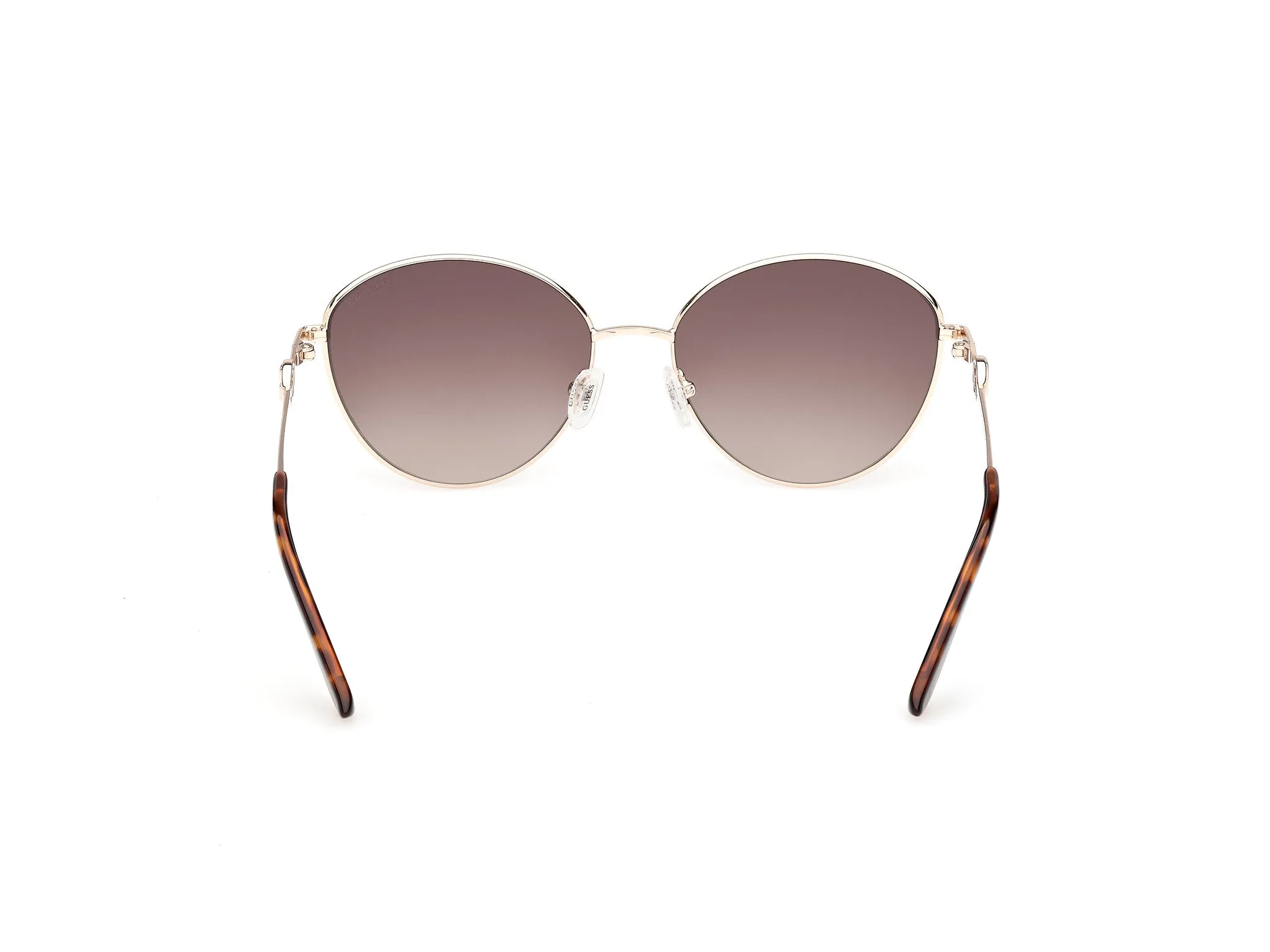 Guess GU00284 32F Occhiali da sole Metallo Oro Marrone Rotonda Normale - immagine 4