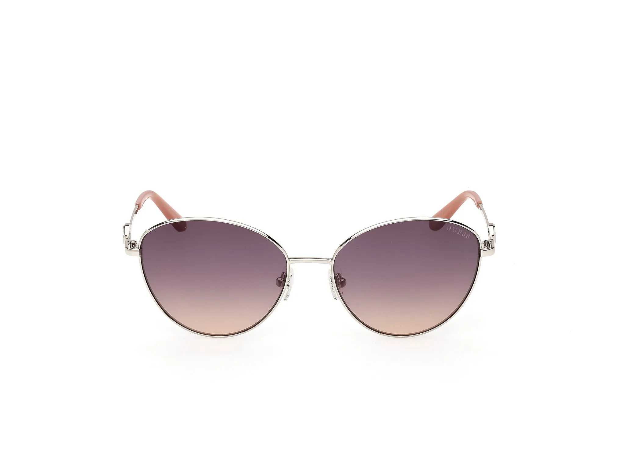 Guess GU00284 10Z Occhiali da sole Metallo Grigio Viola Rotonda Normale - immagine 2