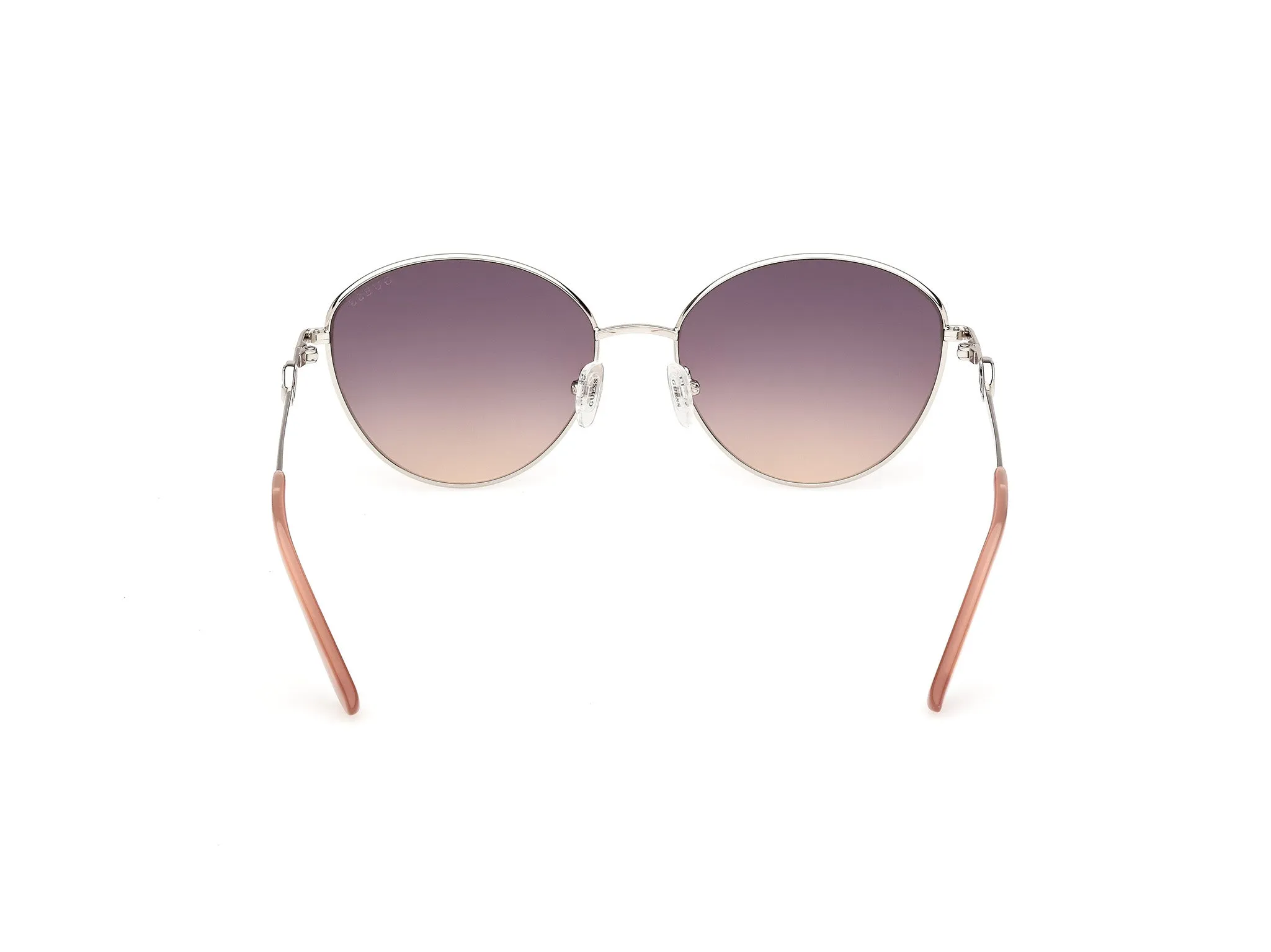 Guess GU00284 10Z Occhiali da sole Metallo Grigio Viola Rotonda Normale - immagine 4
