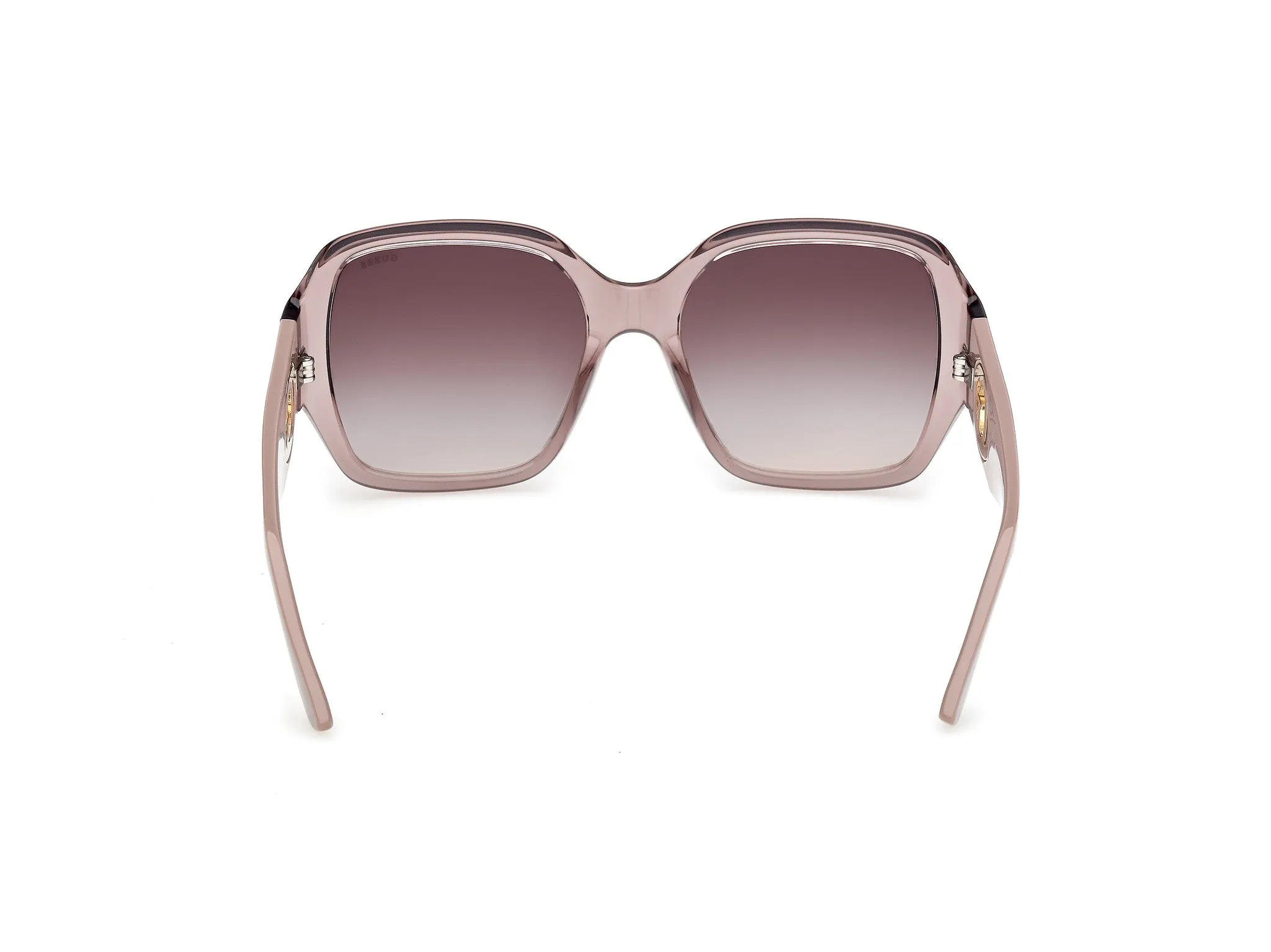 Guess GU00283 57F Occhiali da sole Iniettato Beige Marrone Squadrata Normale - immagine 4