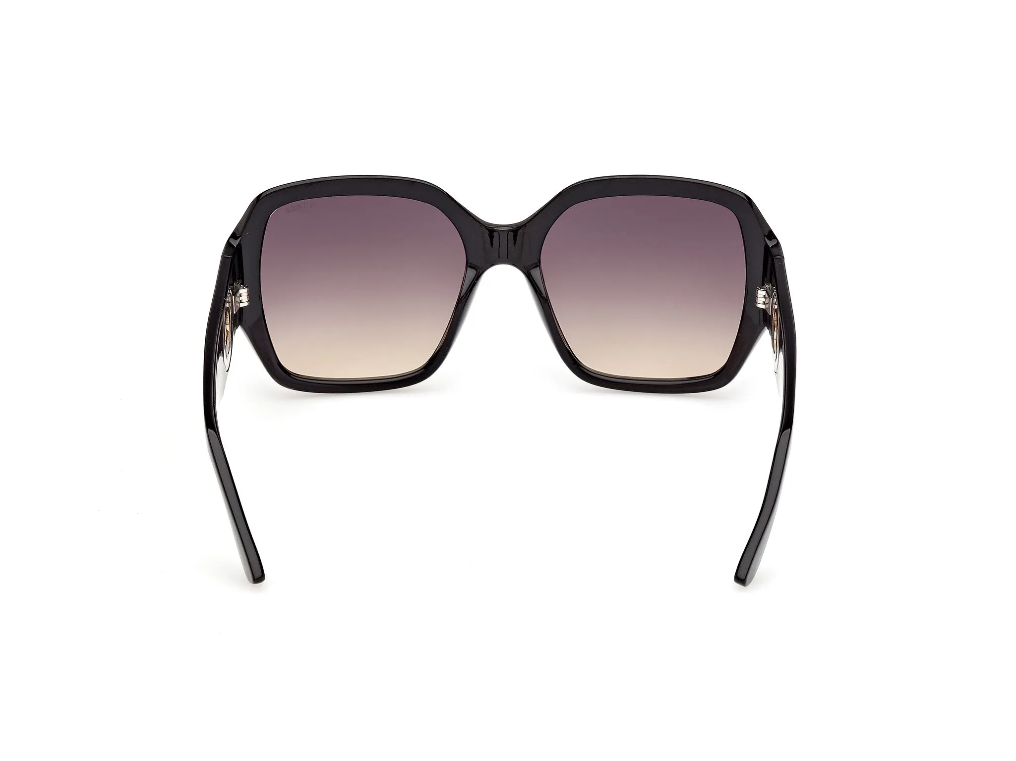 Guess GU00283 01B Occhiali da sole Iniettato Nero Fumo Squadrata Normale - immagine 4