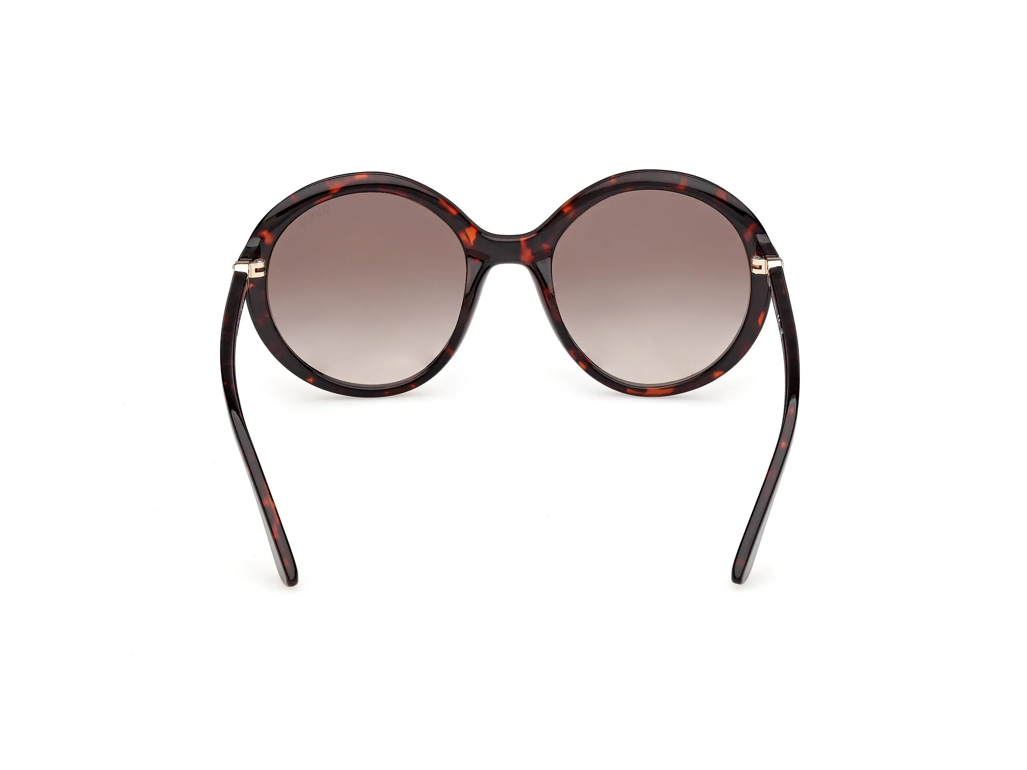 Guess GU00281 52F Occhiali da sole Iniettato Havana Marrone Rotonda Normale - immagine 4