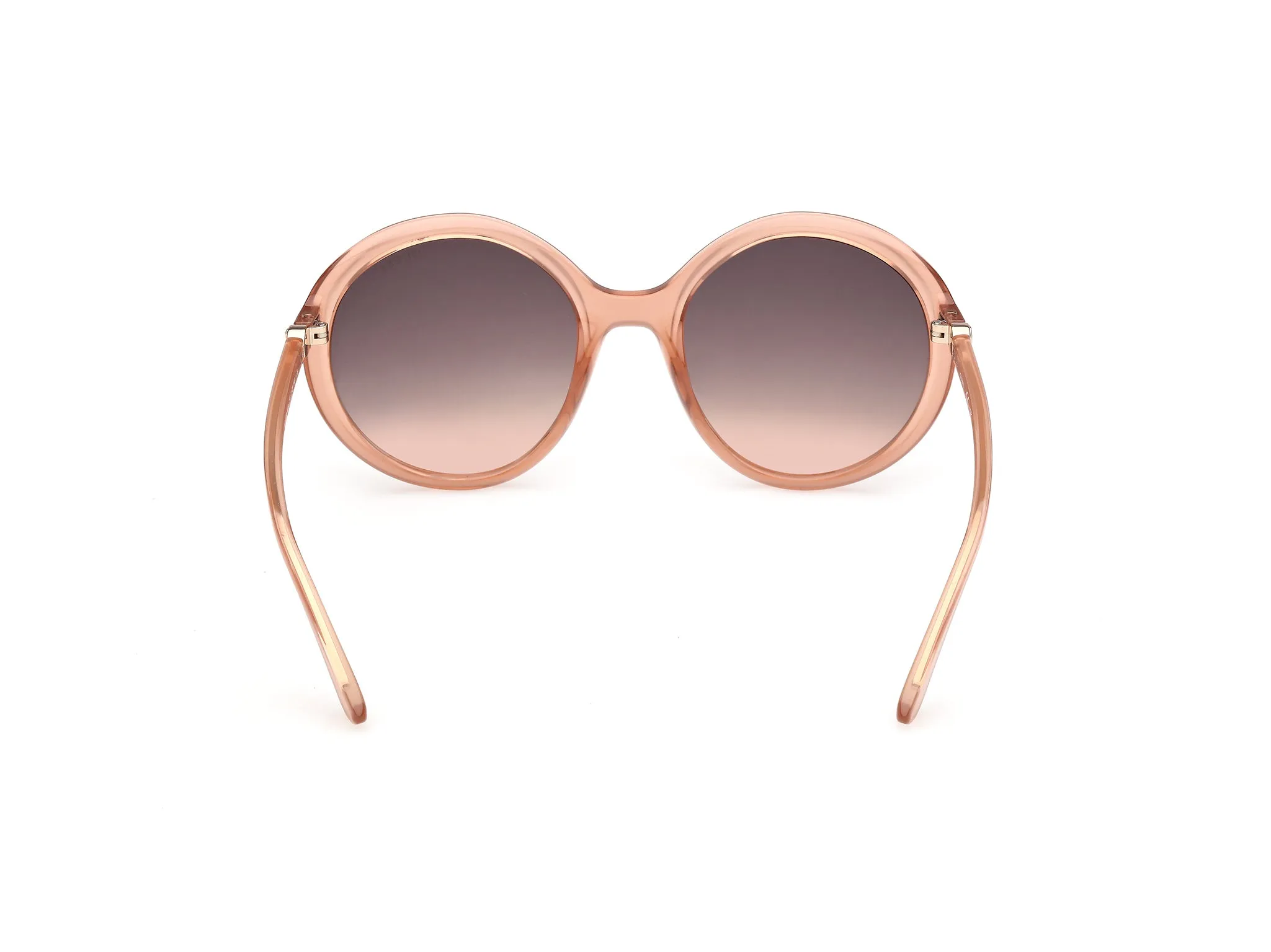 Guess GU00281 44B Occhiali da sole Iniettato Arancione Fumo Rotonda Normale - immagine 4